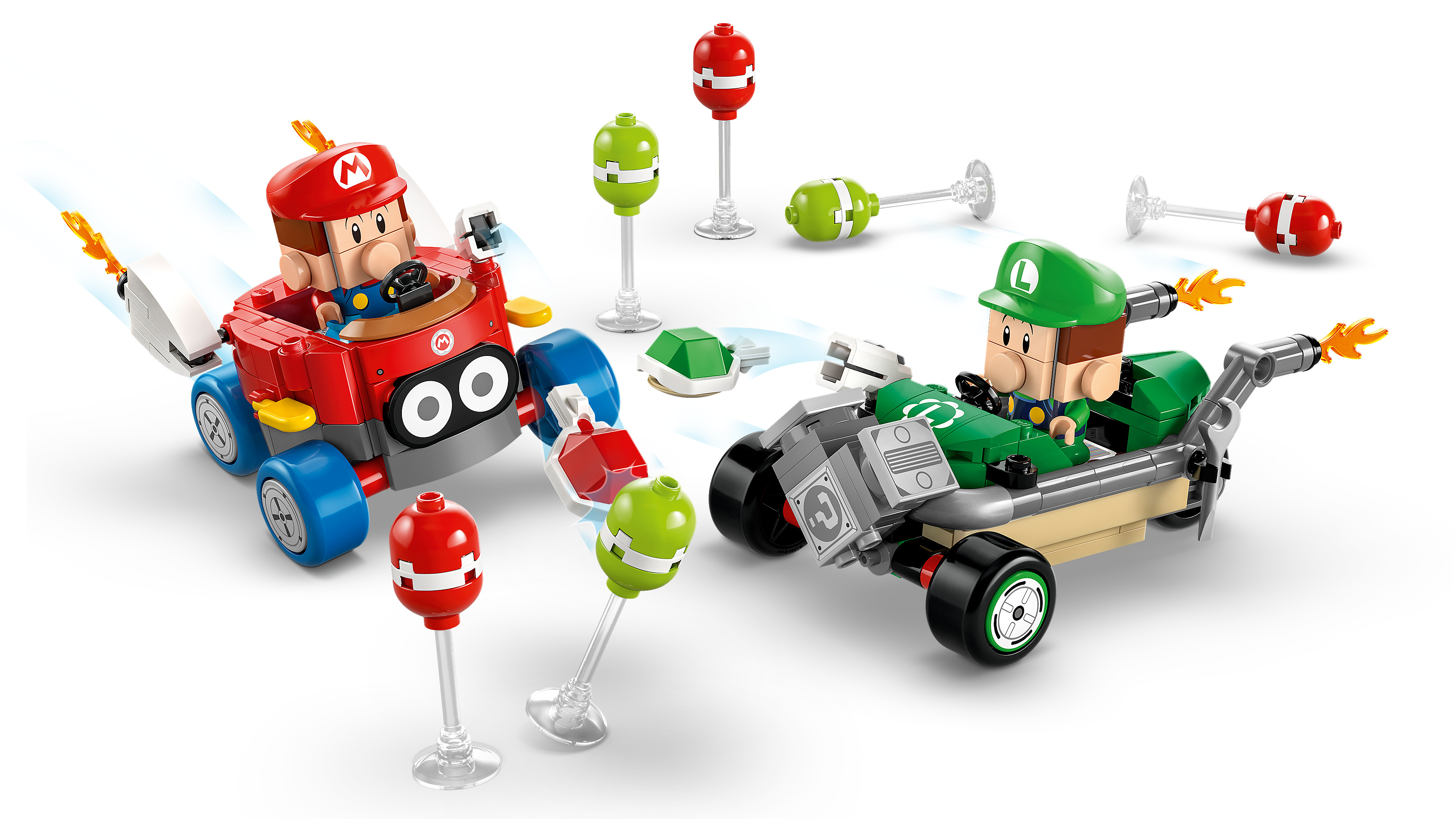 LEGO Super Mario 72034 – Mario Kart™ – Baby Mario vastaan Baby Luigi