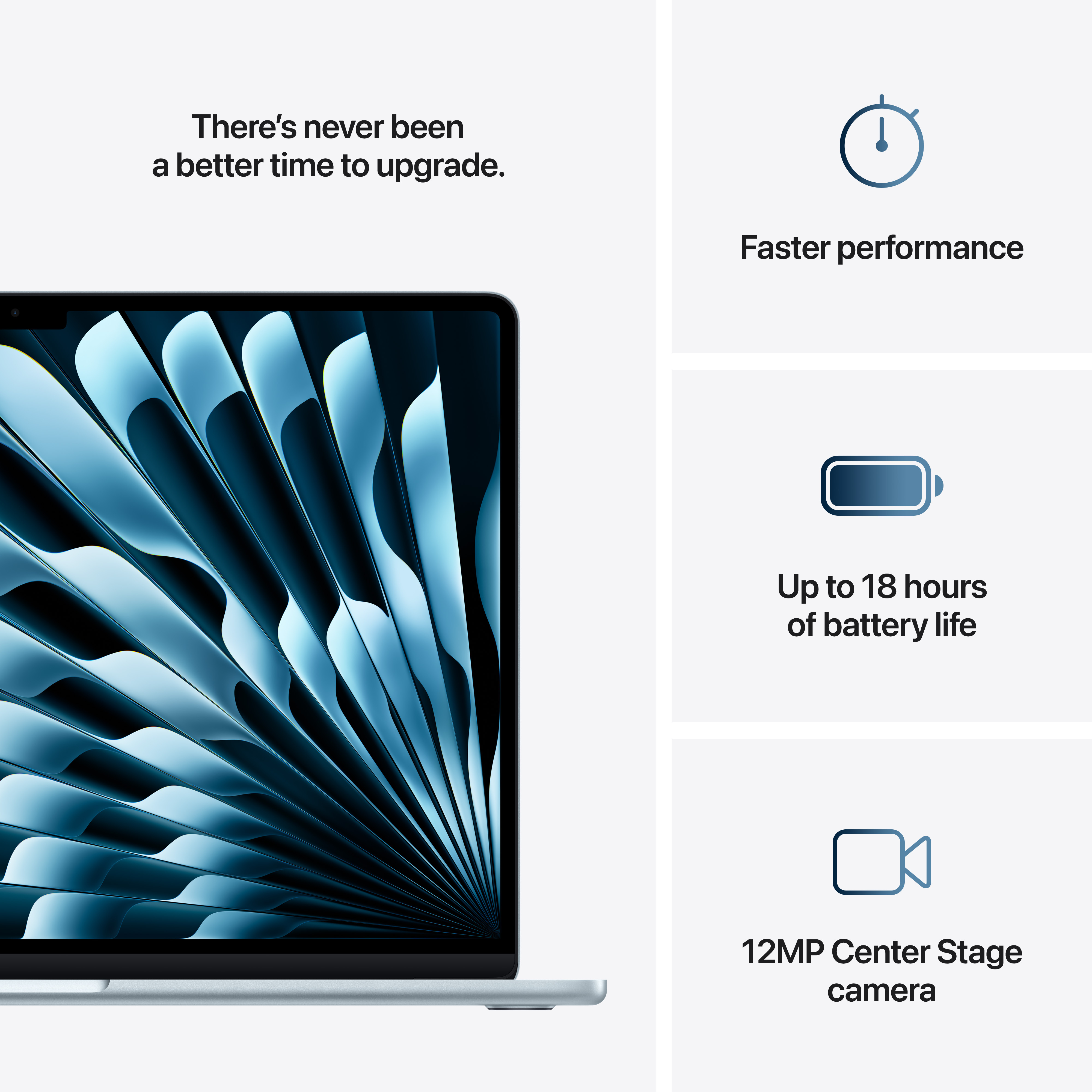 Apple MacBook Air 13" M4 24 Gt, 512 Gt 2025 -kannettava, keskiyö (MC6C4)