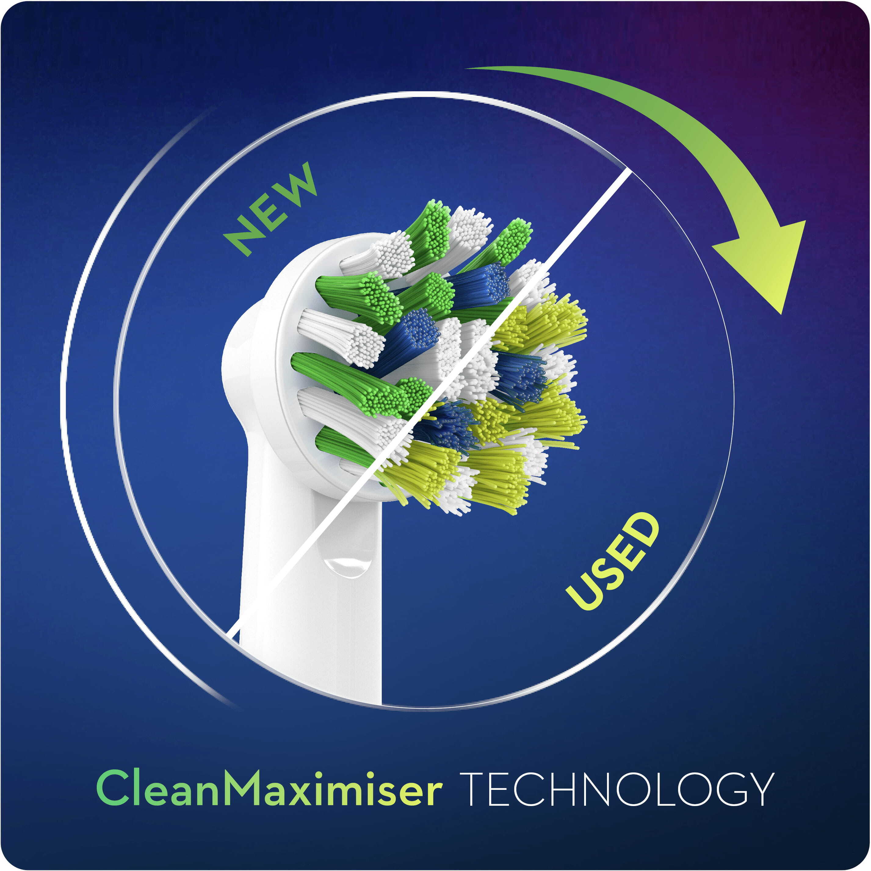 Oral-B CrossAction CleanMaximiser -vaihtoharja, 9 kpl