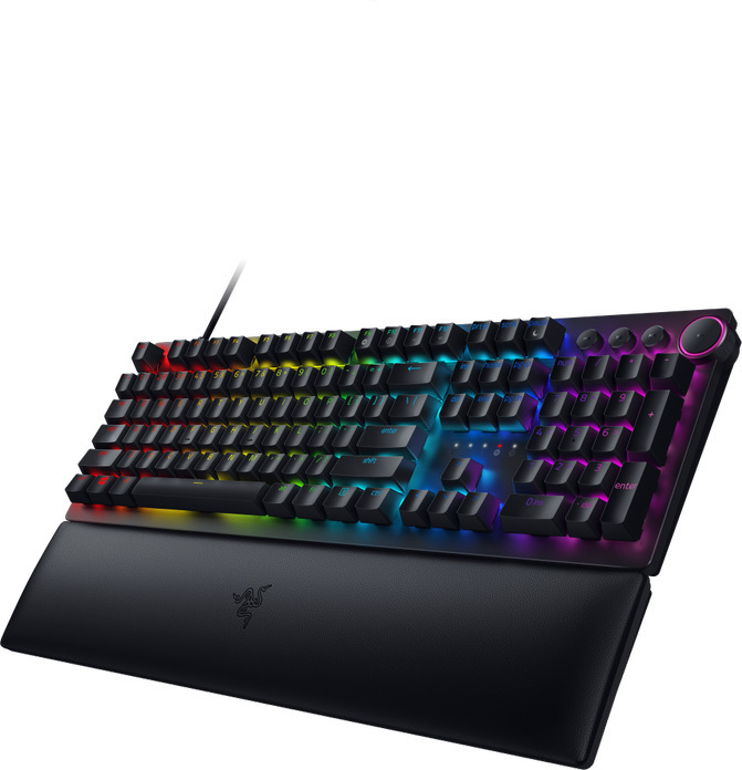 Razer Huntsman V2 -pelinäppäimistö, punaiset kytkimet