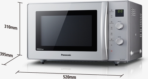 Panasonic NN-CD575MEPG mikroaaltouuni, hopea