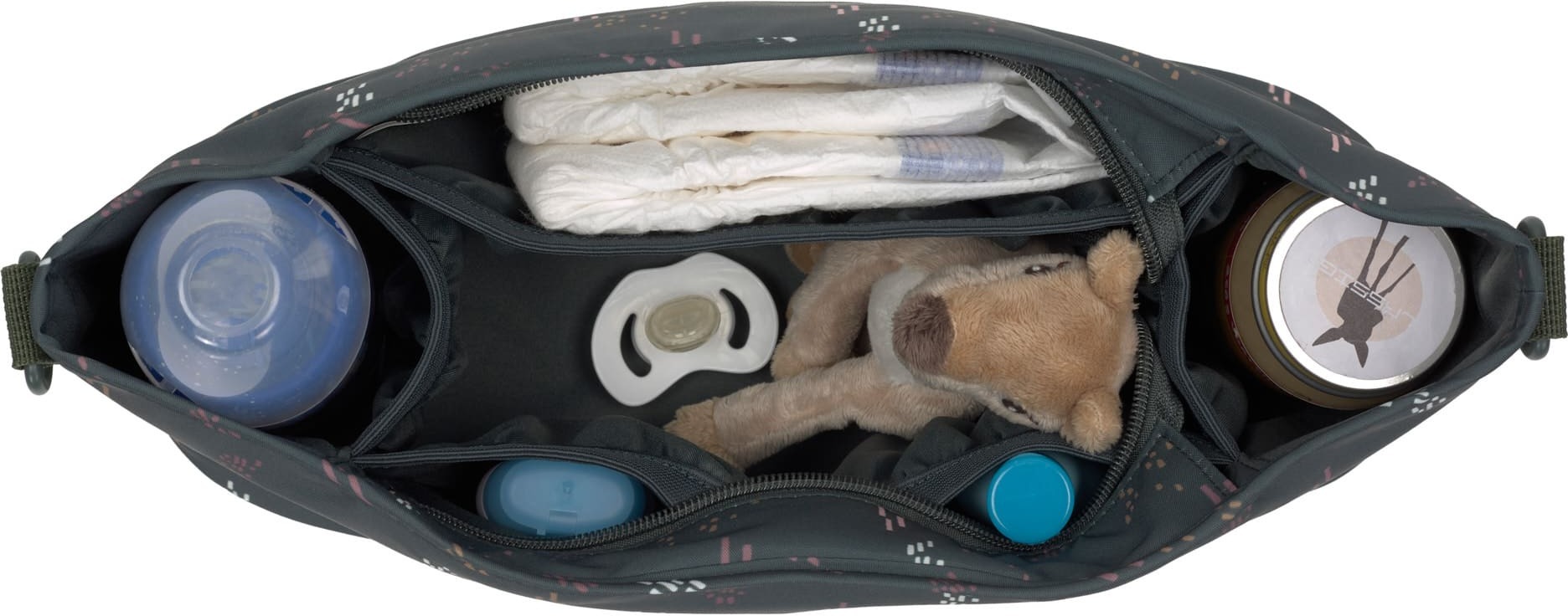 Pochette buggy Organizer, triangle gris foncé | Lässig Pochette buggy Organizer, triangle gris foncé | Lässig