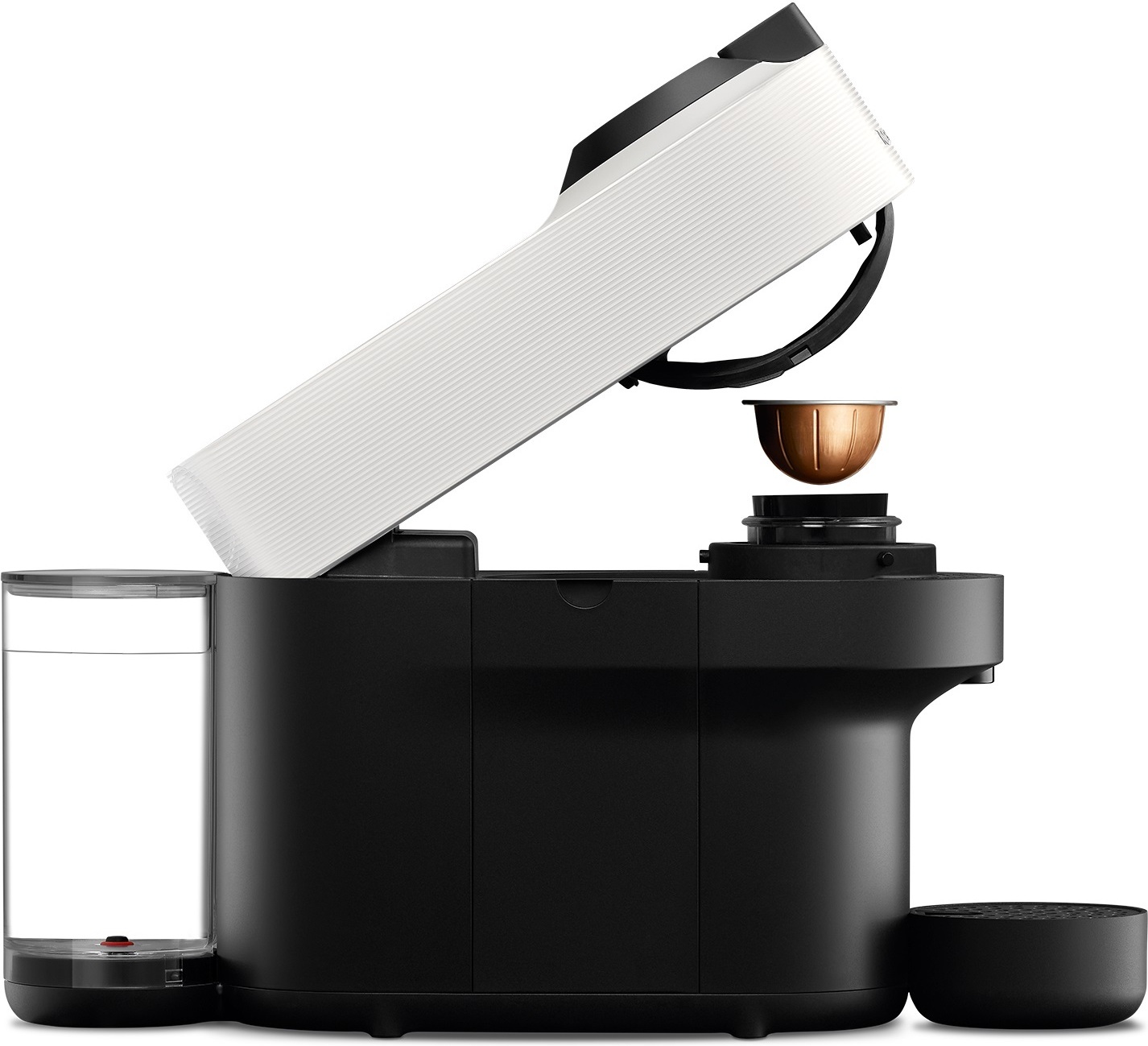 Nespresso Vertuo POP XN920110WP -kahvikapselikone, valkoinen/musta