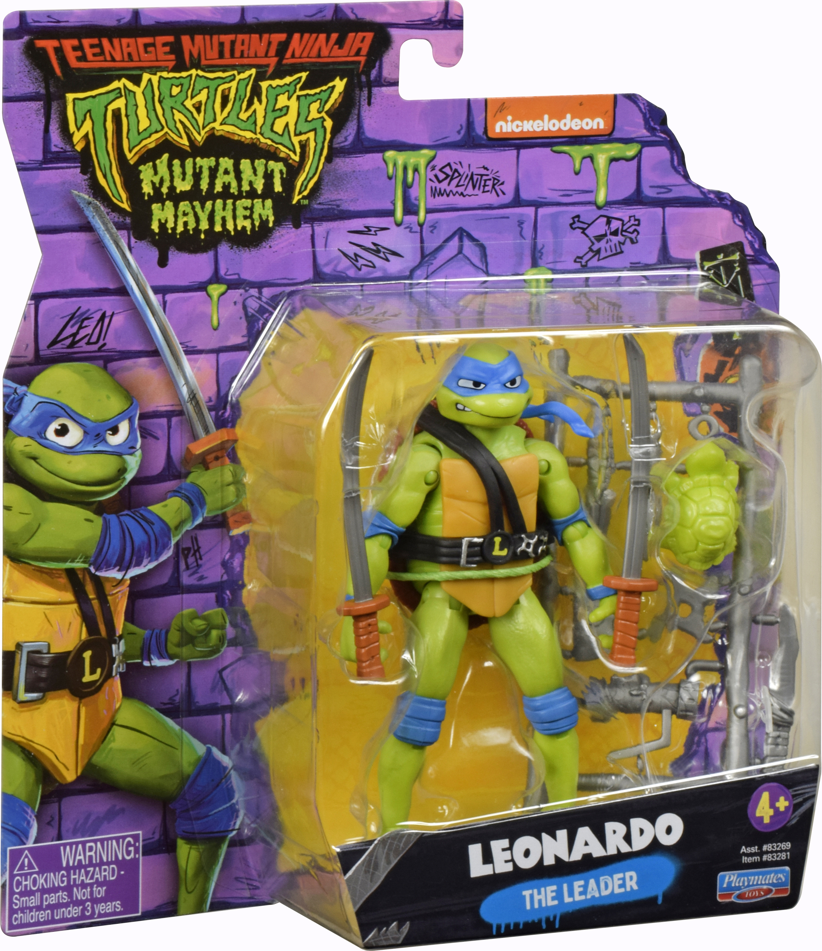 Teenage Mutant Ninja Turtles: Mutant Mayhem Leonardo -figuuri