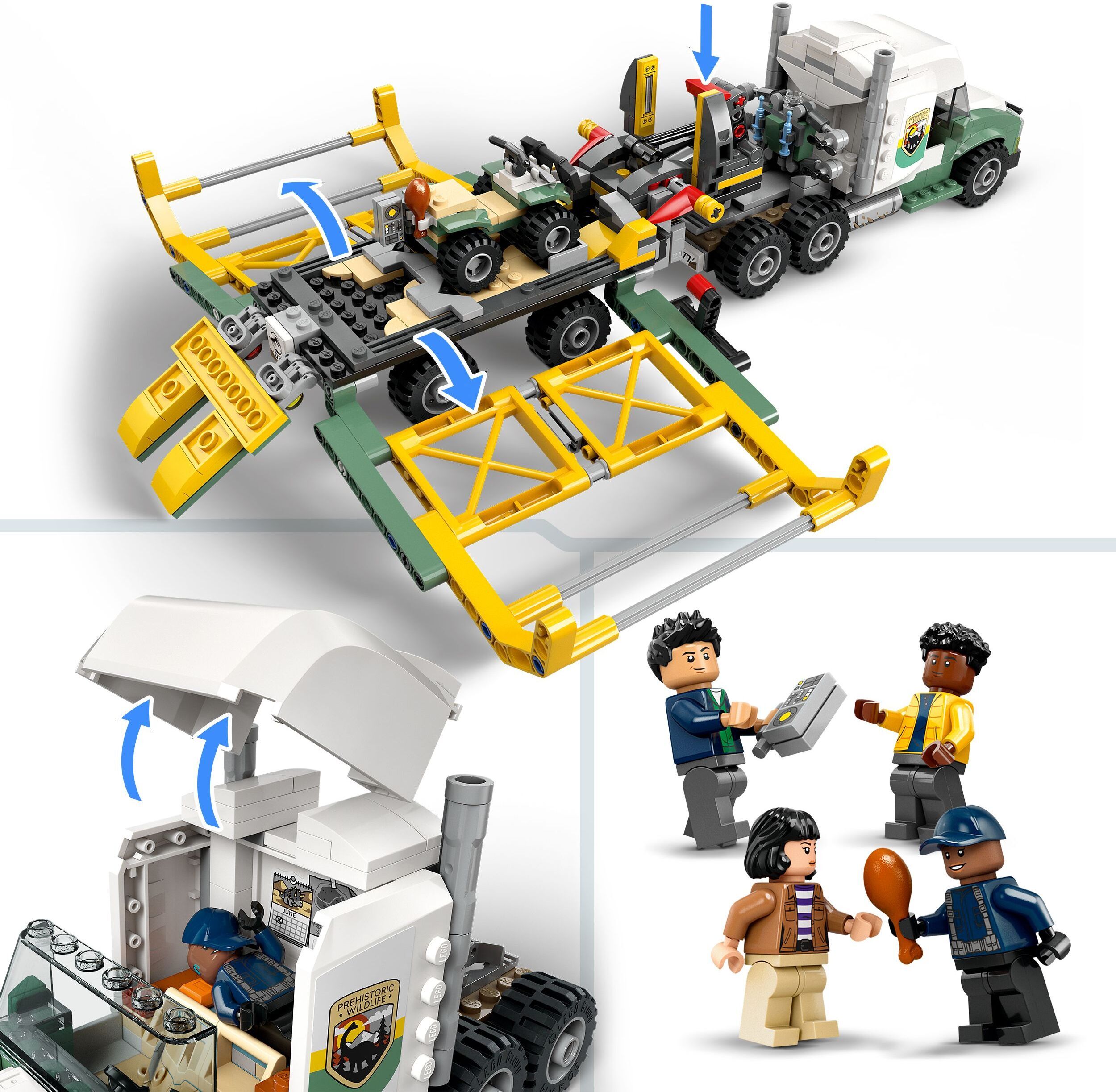 LEGO Jurassic World 76966  - Dinosaurus-operaatiot: Allosaurus-rekka