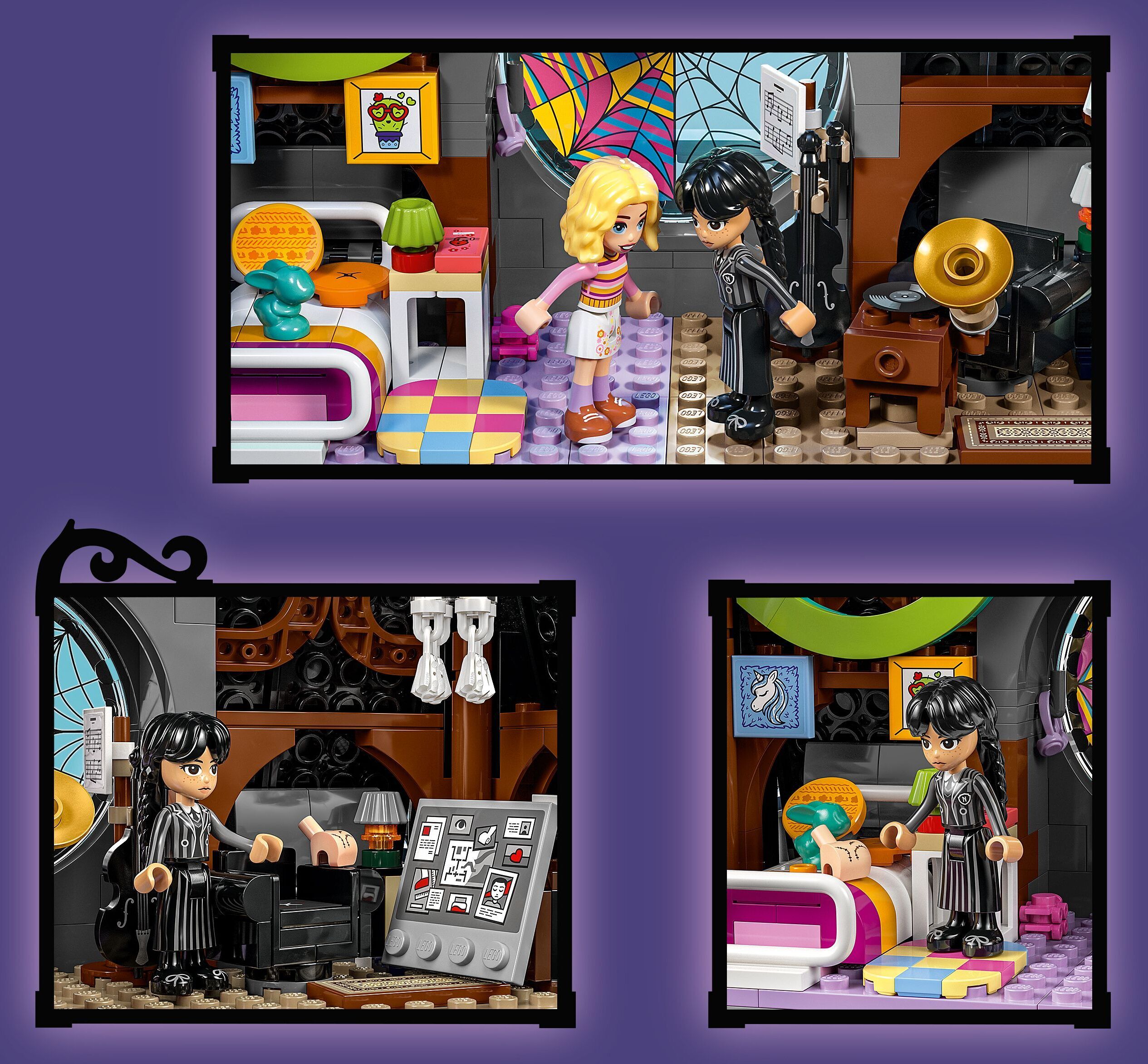 LEGO Wednesday 76781 – Wednesdayn ja Enidin asuntolahuone