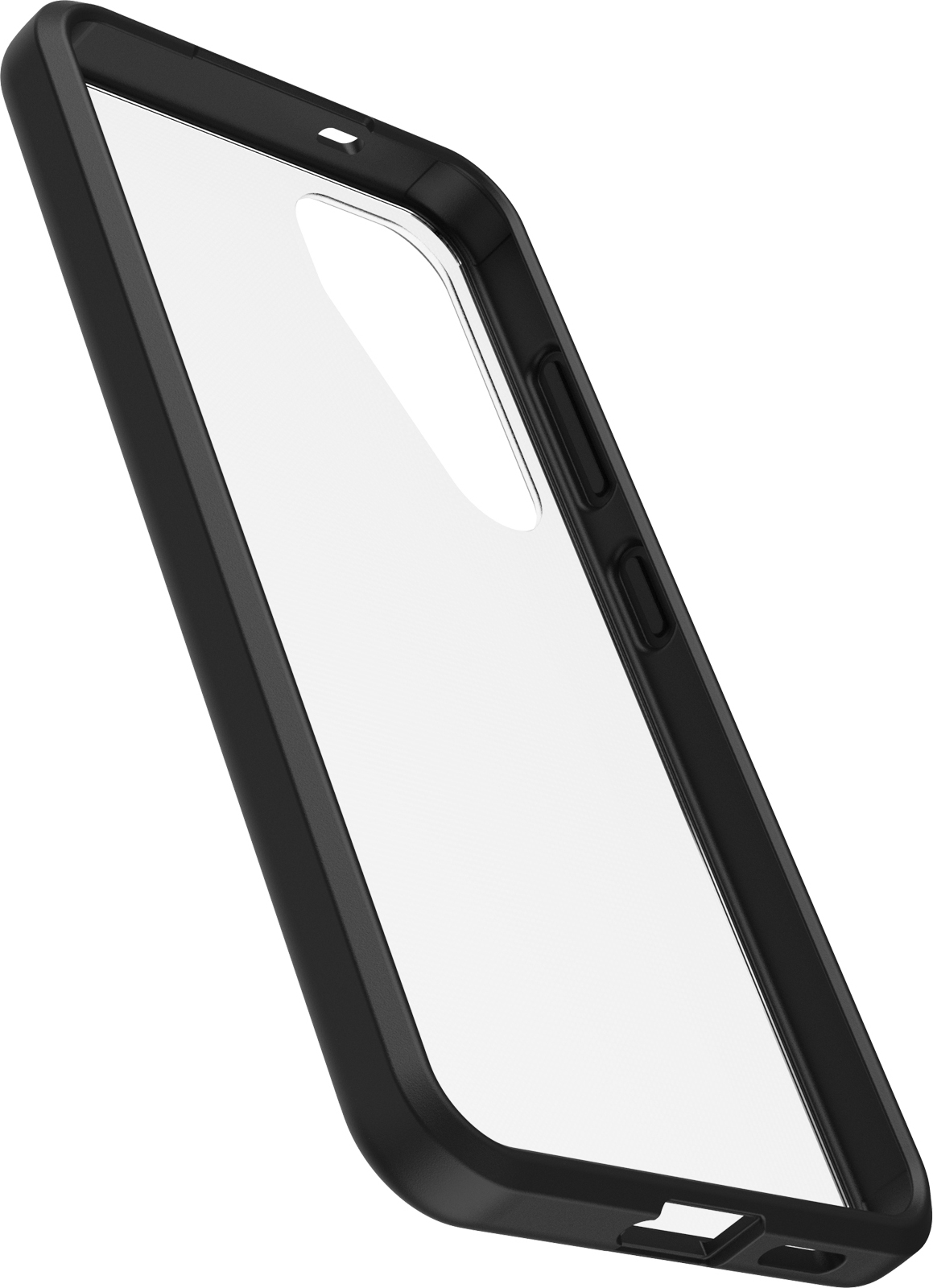 Otterbox React -suojakotelo, musta / kirkas, Samsung Galaxy S24