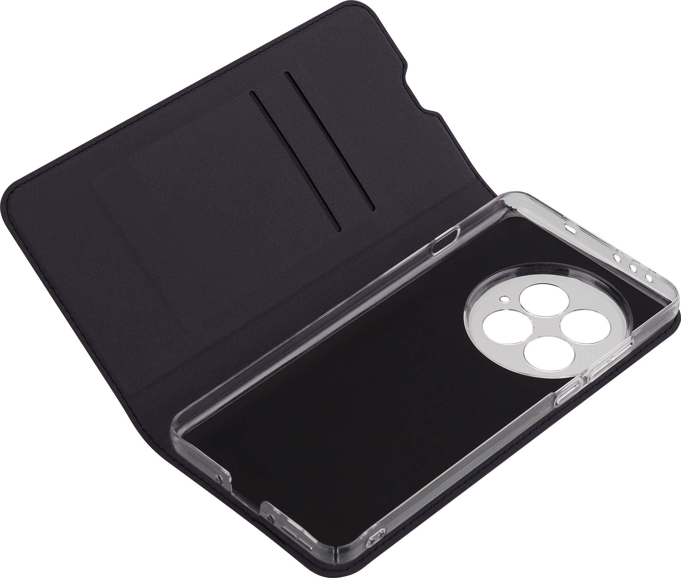 FoneKit BookCase -suojakotelo, OnePlus 13, musta