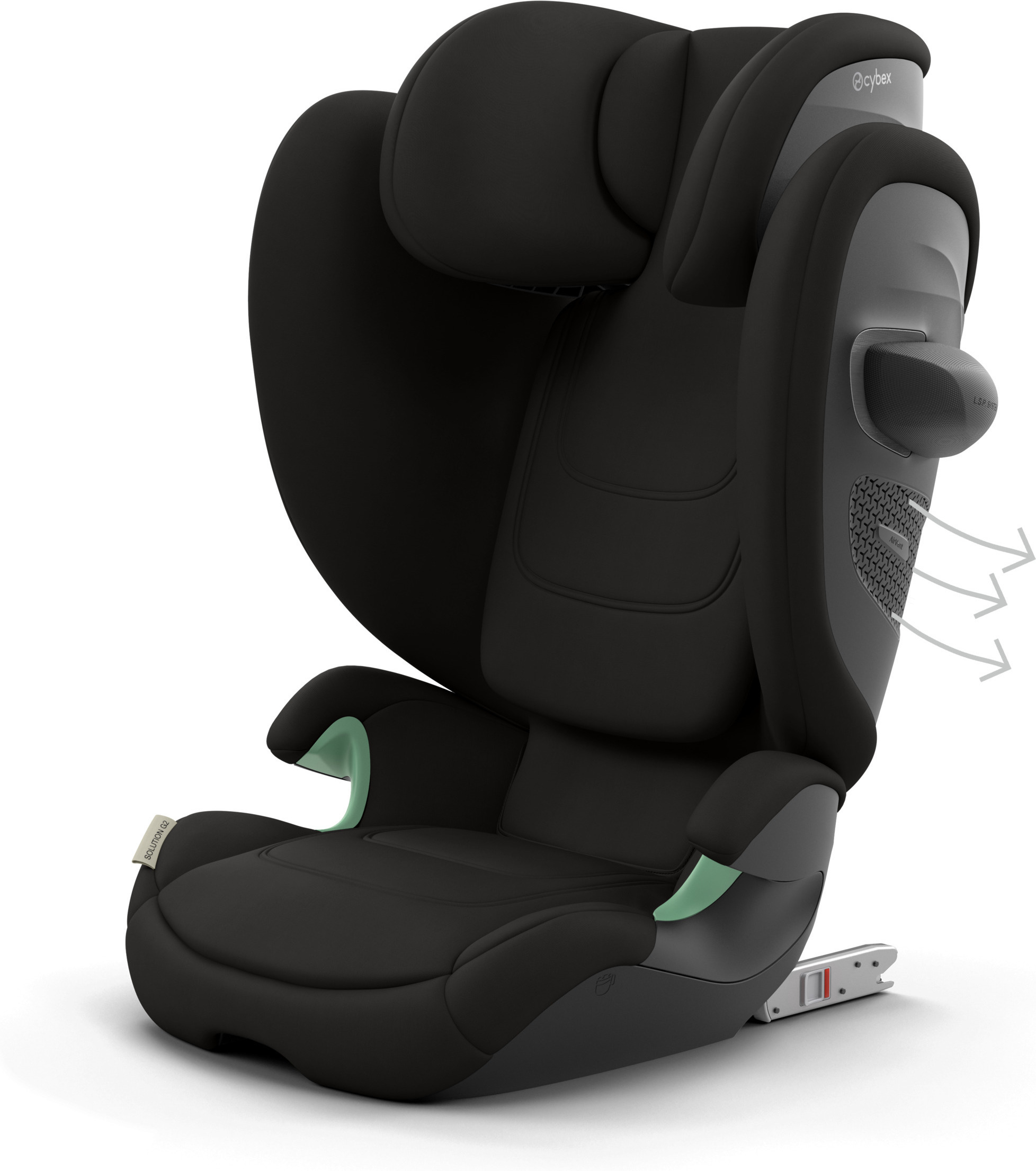 CYBEX Solution G2 i-Fix -turvavyöistuin, 100 - 150 cm, Fog Grey