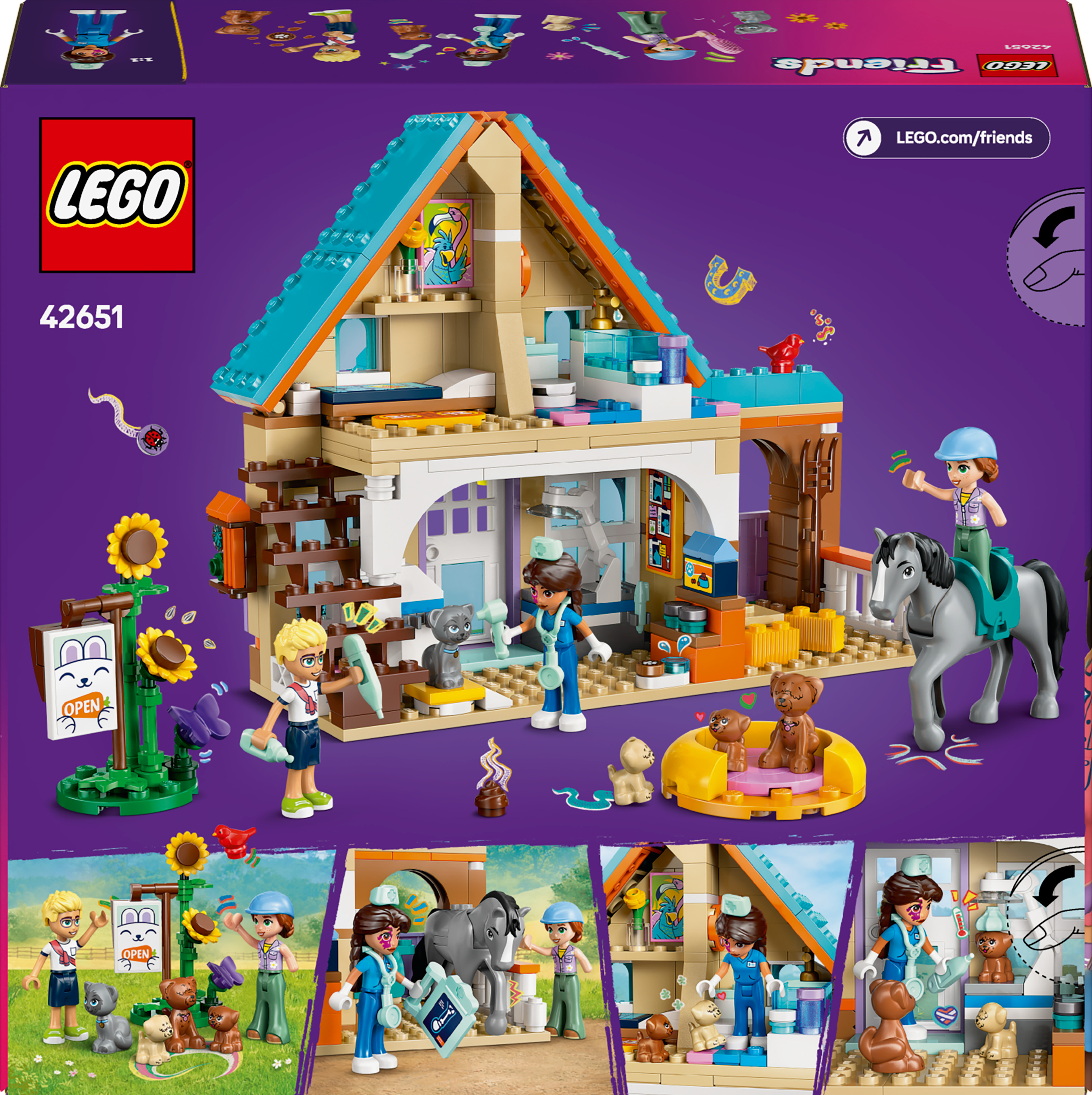 LEGO Friends 42651 – Hevos‑ ja lemmikkisairaala