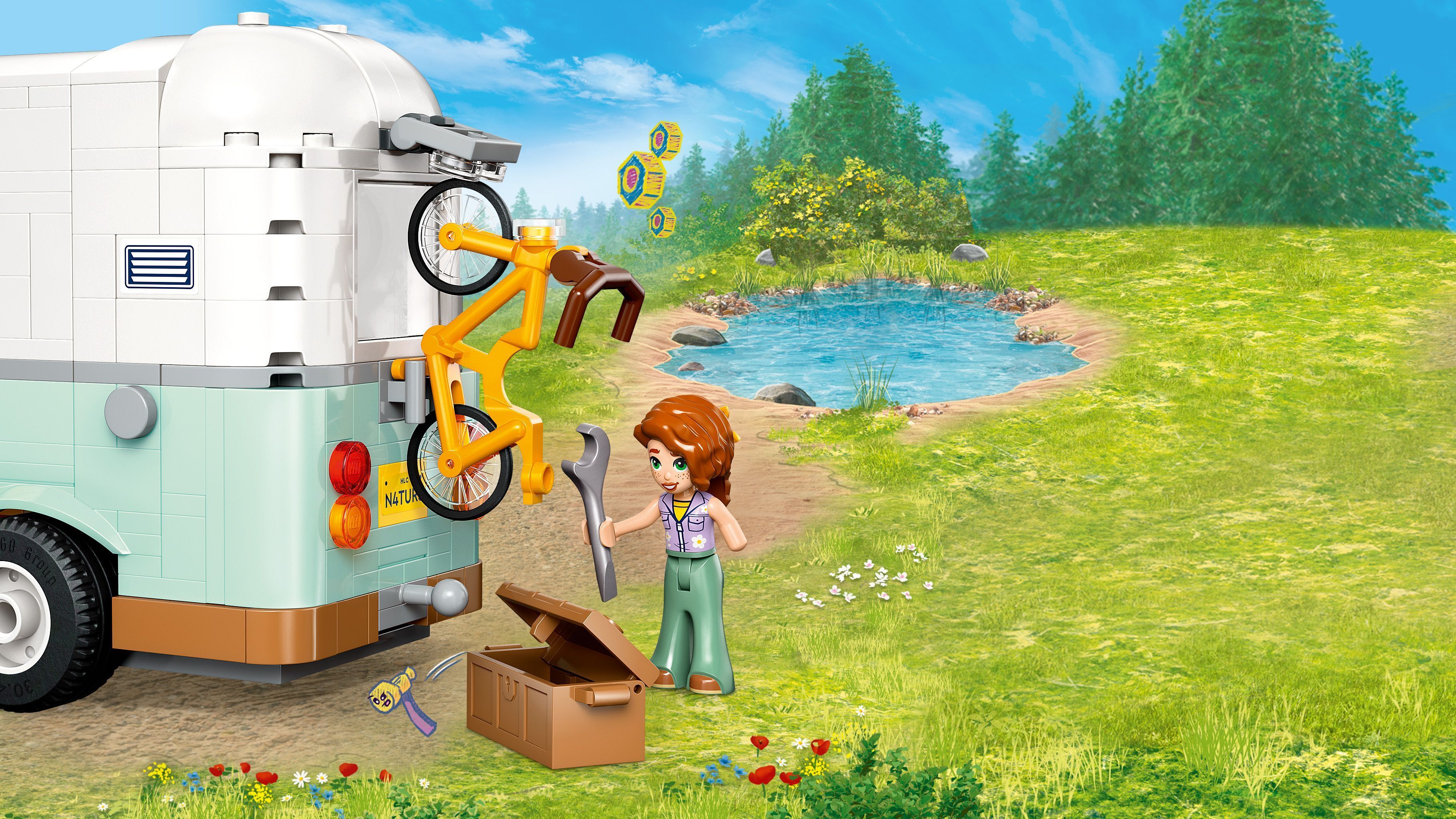 LEGO Friends 42663 – Ystävien seikkailu matkailuautolla