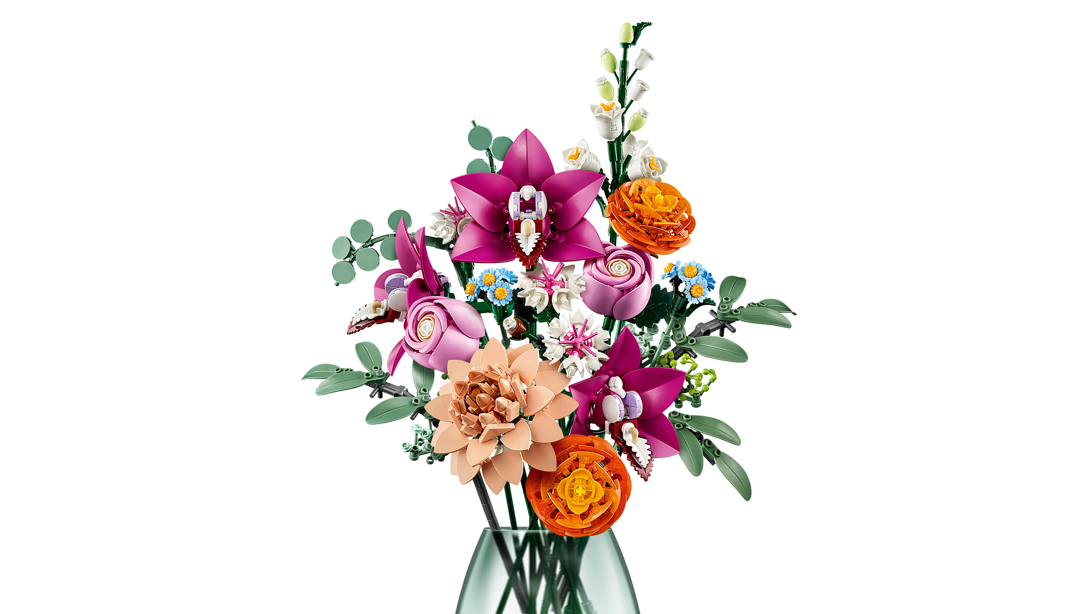 LEGO Botanicals 10342 – Kaunis vaaleanpunainen kukkakimppu