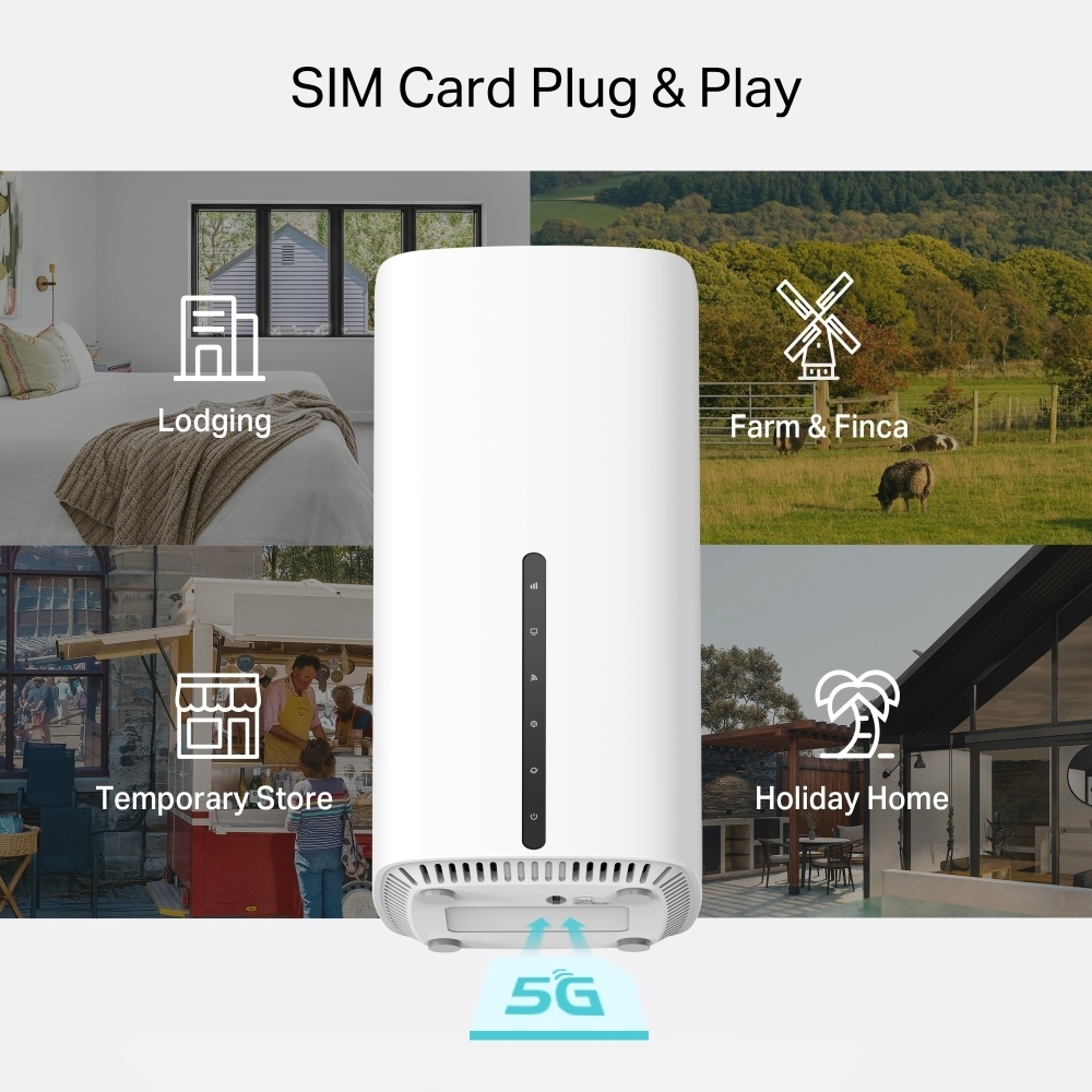 TP-LINK NE200-Outdoor 5G Modeemi sisä- ja ulkokäyttöön