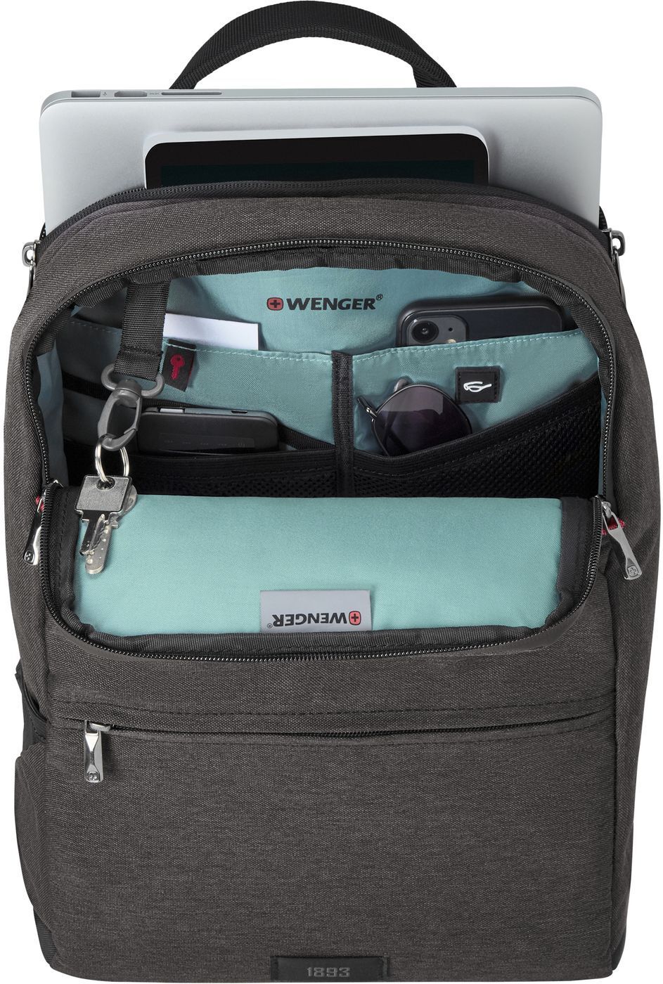 Wenger MX Reload -reppu, 14", 17 litraa, harmaa