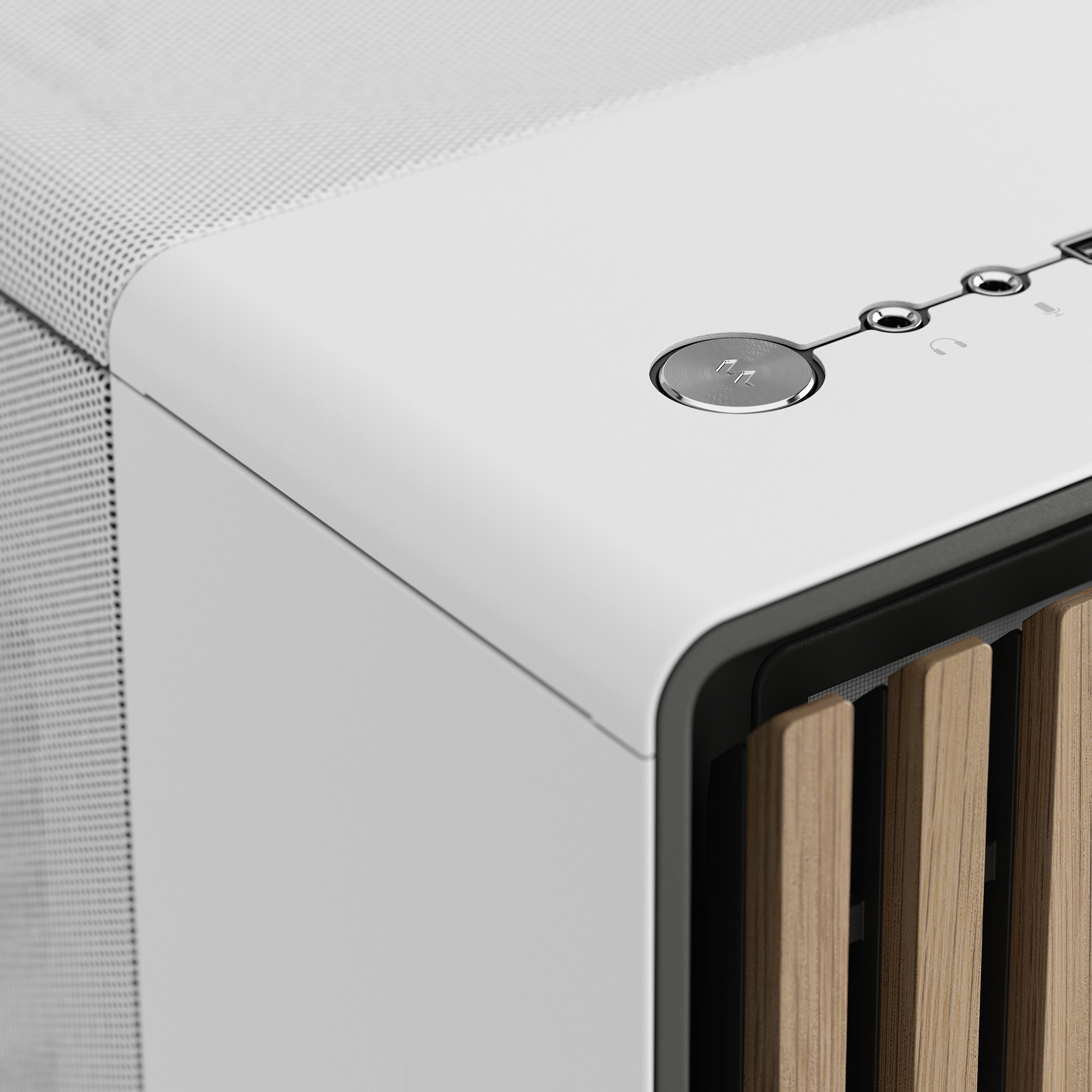 Fractal Design North ATX-kotelo, valkoinen