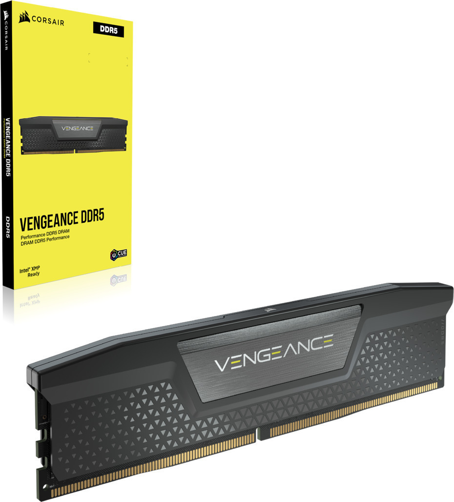 Corsair Vengeance DDR5 6400 MHz CL32 32 Gt -muistimodulipaketti, musta