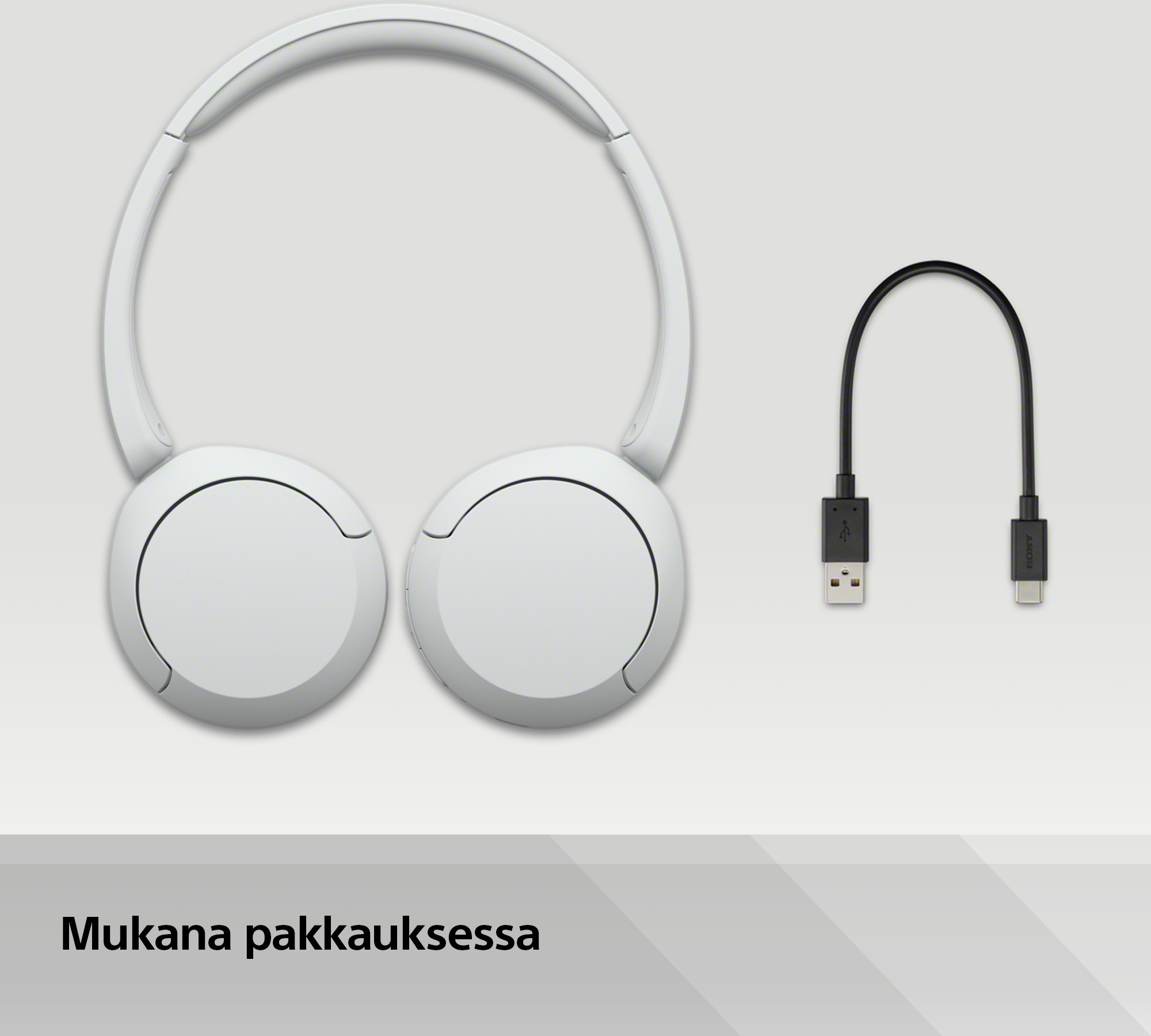 Sony WH-CH520 -langattomat sankakuulokkeet, valkoinen