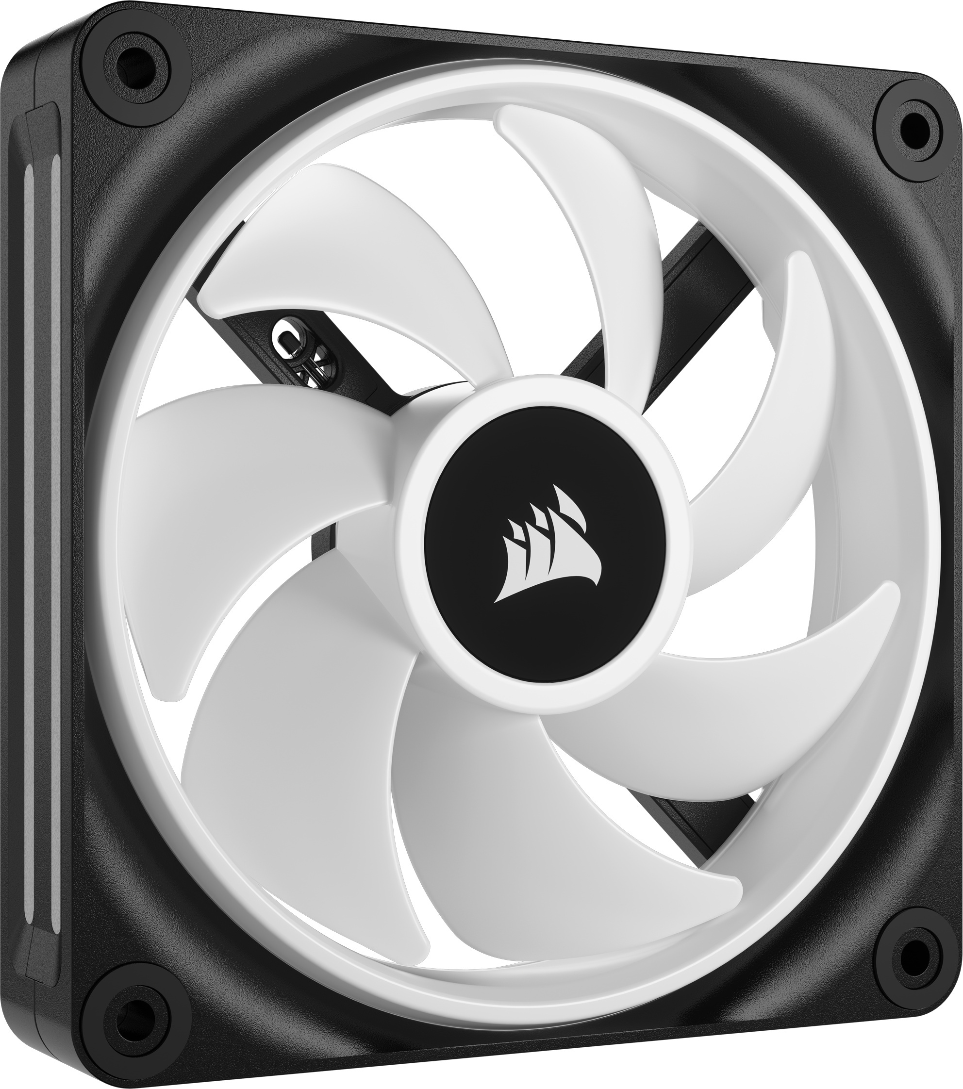 Corsair iCUE LINK QX120 RGB PWM -tuuletin, 120 mm, musta, 3 kpl Starter Kit