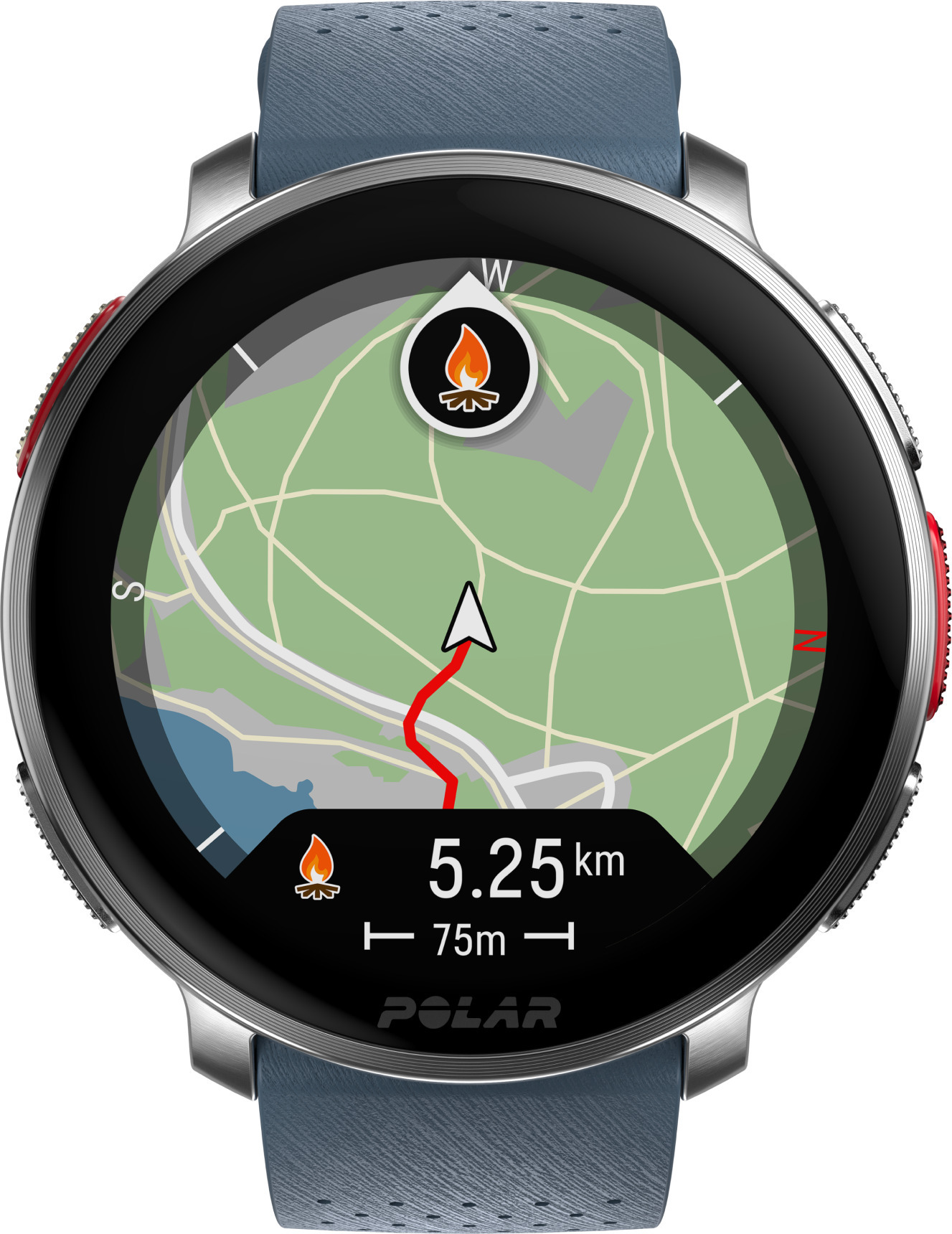 Polar Vantage V3 -premium-urheilukello, musta
