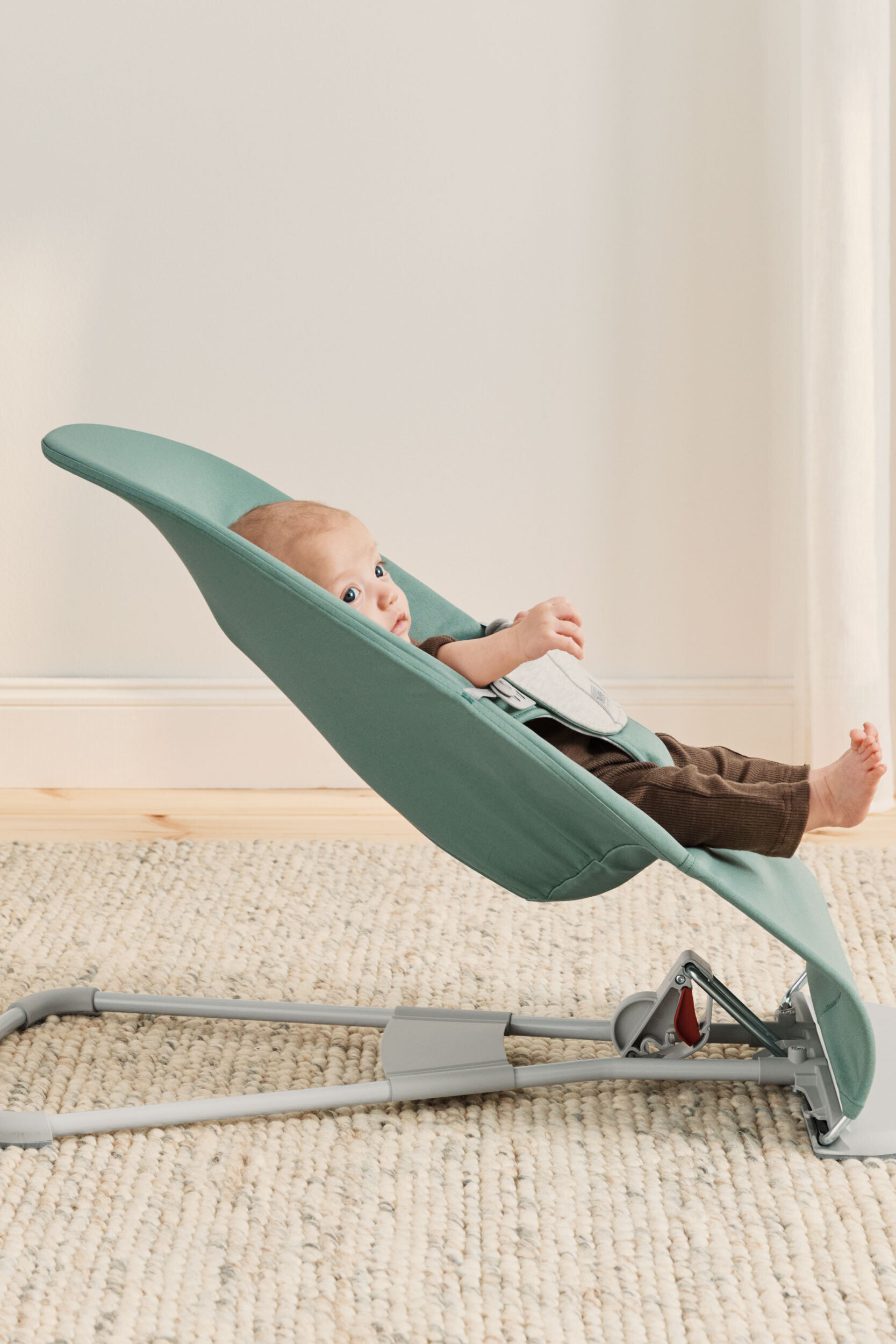 BabyBjörn Bouncer Balance Soft Woven -sitteri, jersey sage