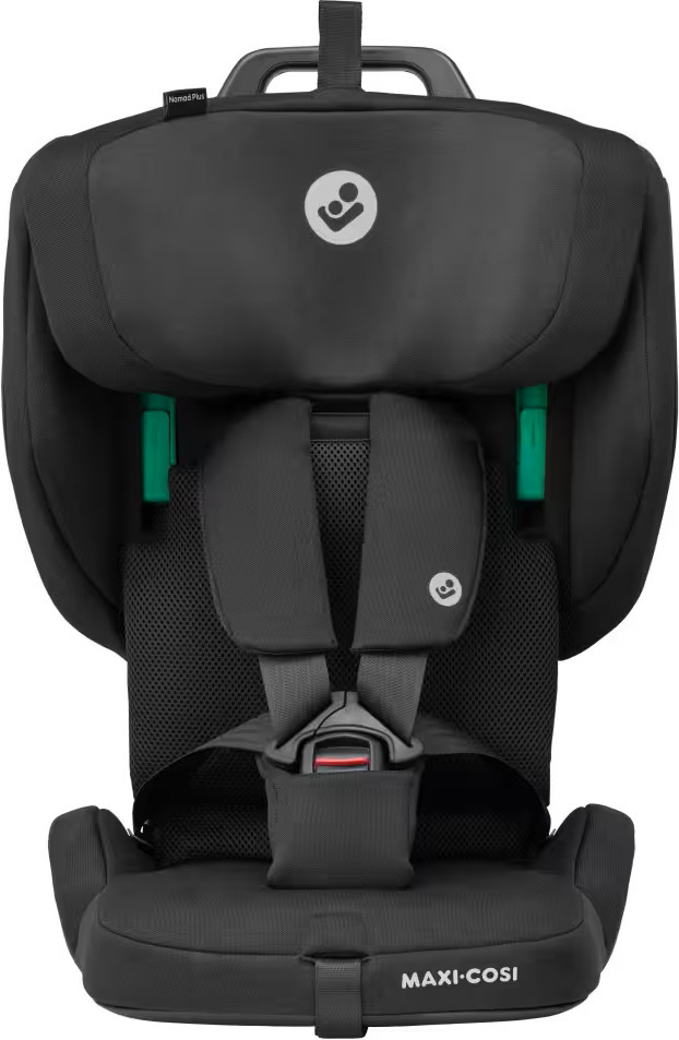Maxi-Cosi Nomad Plus -matkaturvaistuin, 76 - 105 cm, Authentic Black, kokoontaittuva