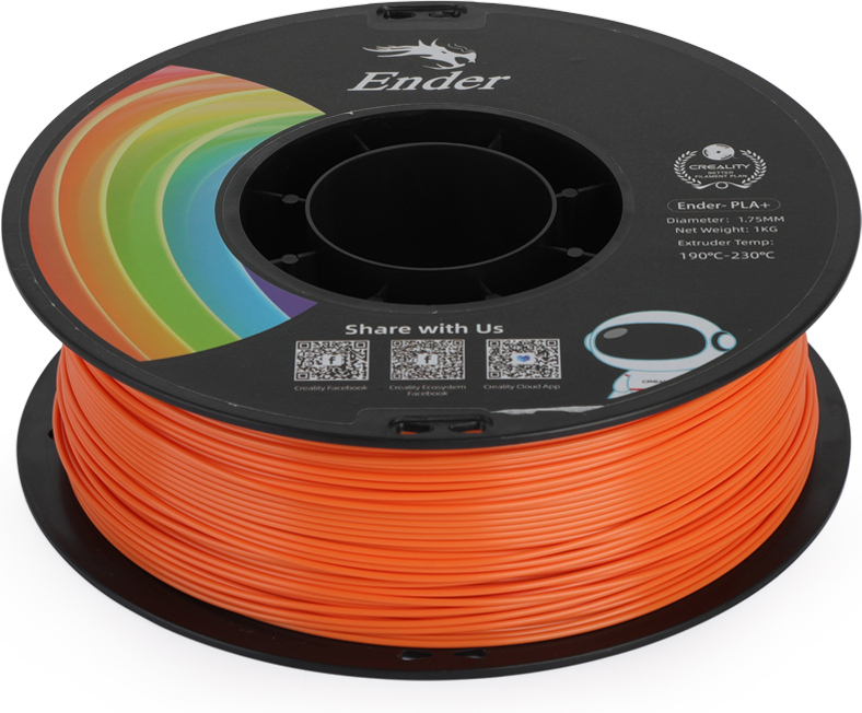 Creality Ender - PLA+ -filamentti 3D -tulostimeen, 1.75 mm, harmaa