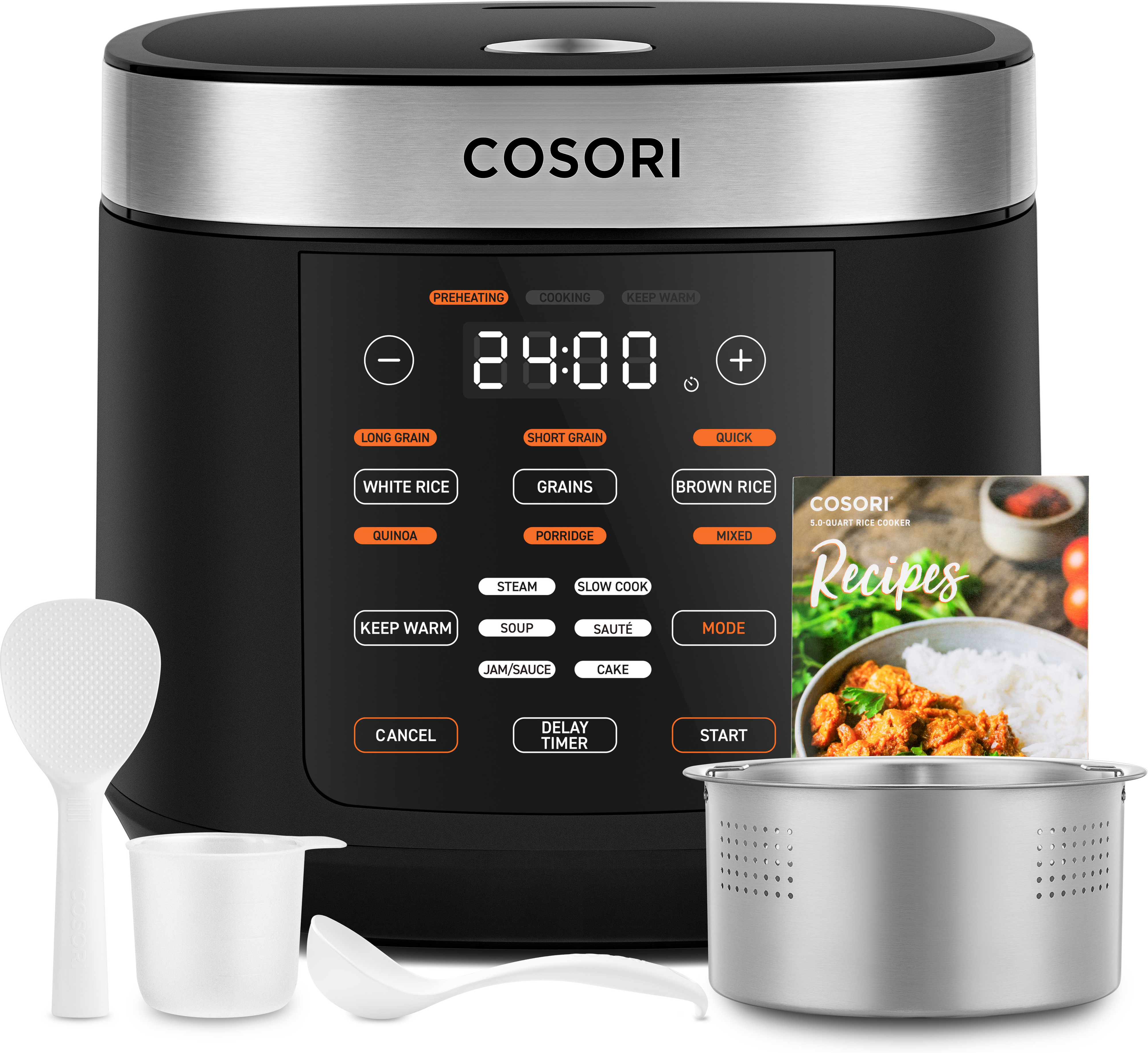 Cosori 18 in 1 Multicooker monitoimikeitin, 5 l