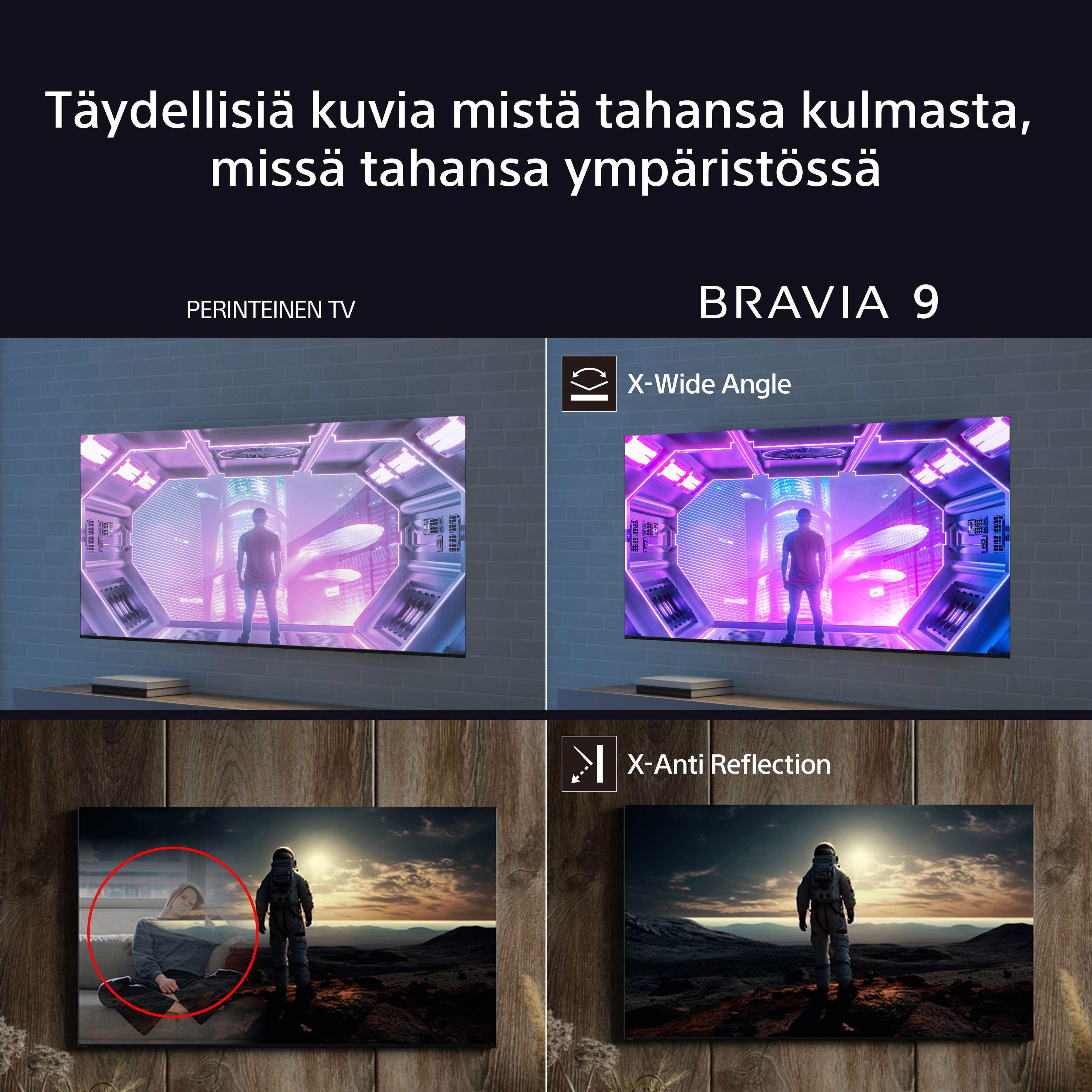 Sony 65" Bravia 9 – 4K QD Mini-LED Google TV
