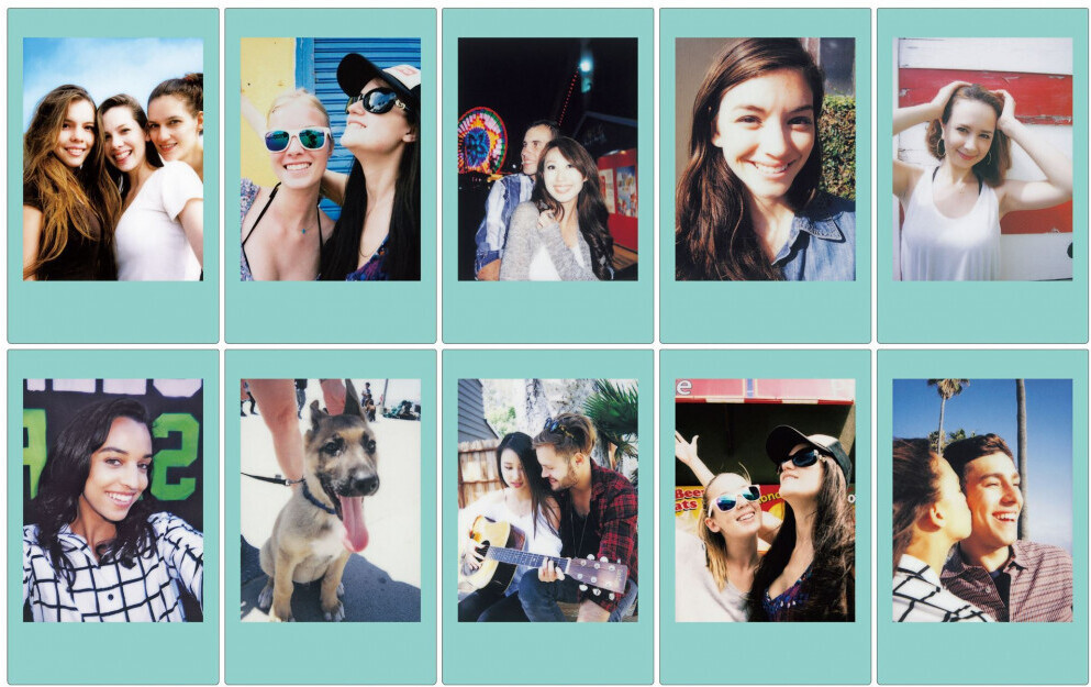 Fujifilm Instax Mini Film Spray Art pikafilmi, 10 kuvaa