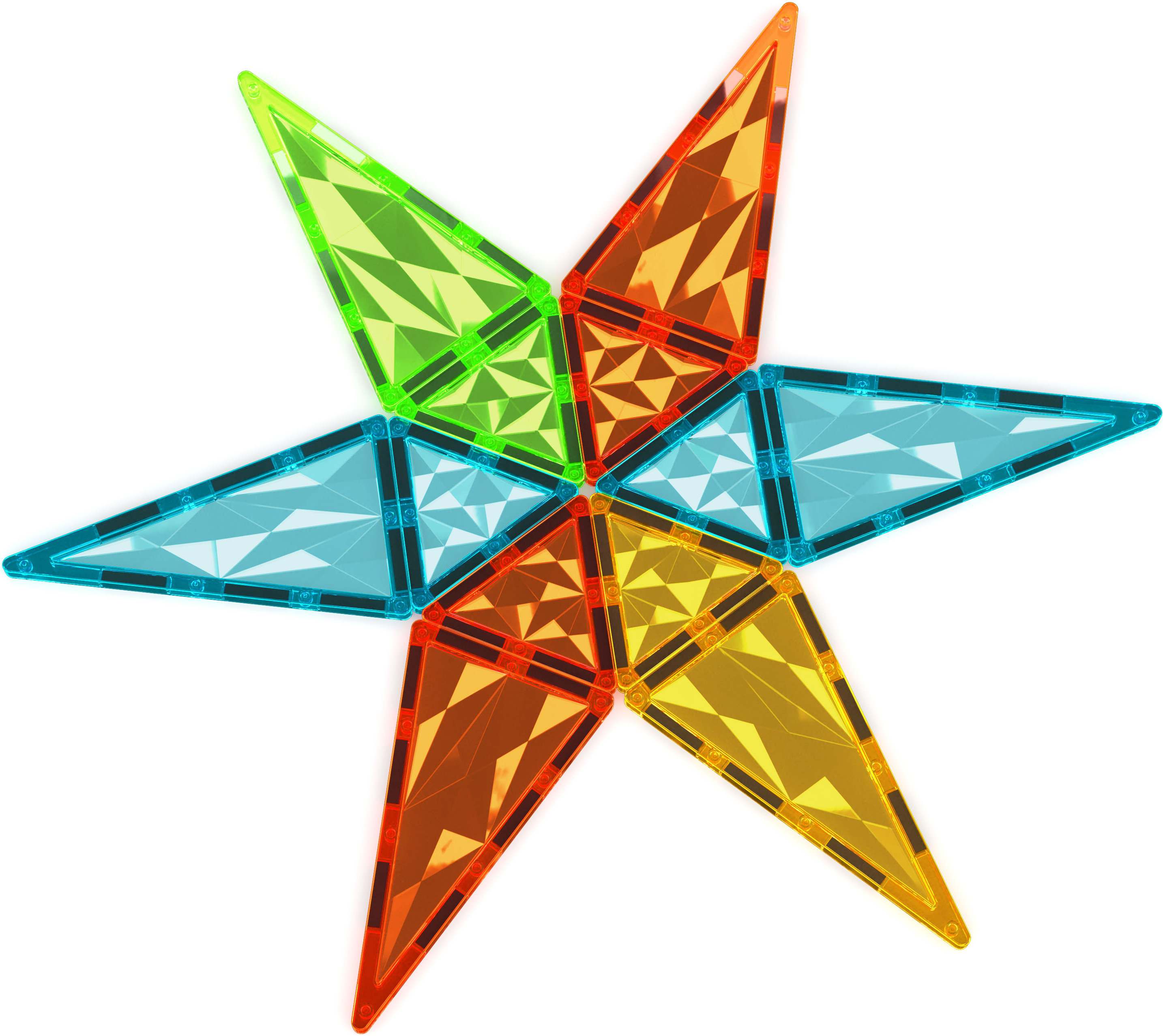 Geomag Gems magnettilaatat, 44 osaa