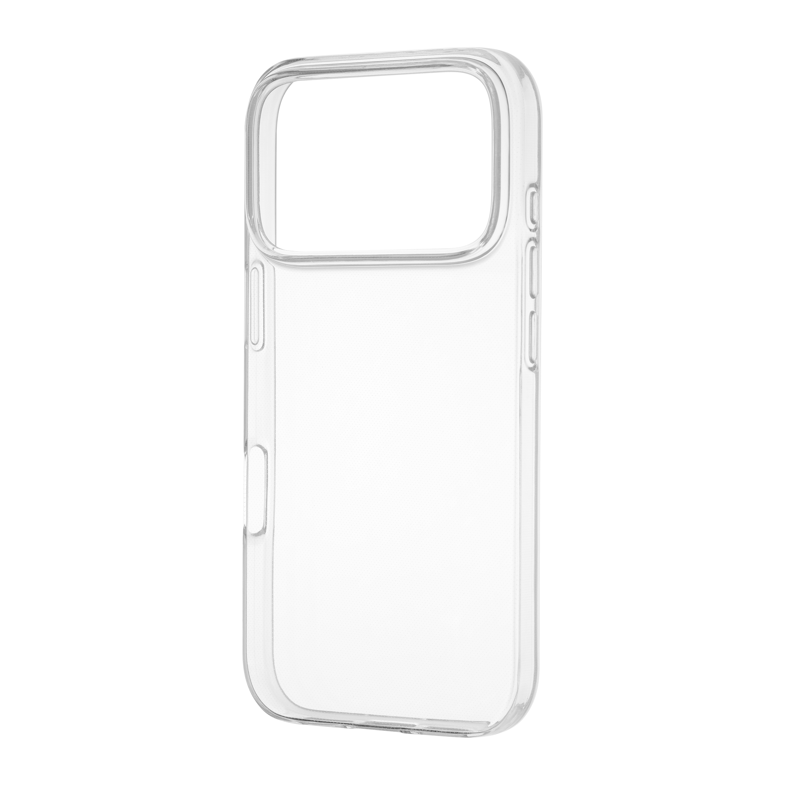 FoneKit silikonisuoja, iPhone 17 Pro, läpinäkyvä