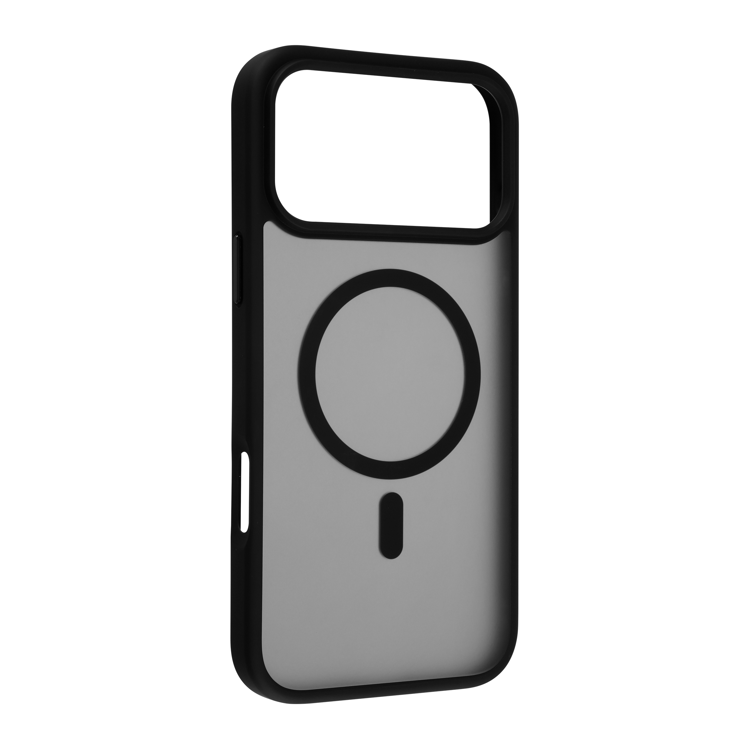 FoneKit MagSafe-yhteensopiva Soft Touch suojakuori, iPhone 17 Pro, musta/harmaa