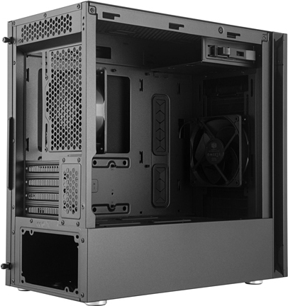 Cooler Master Silencio S400  Micro-ATX-kotelo, musta