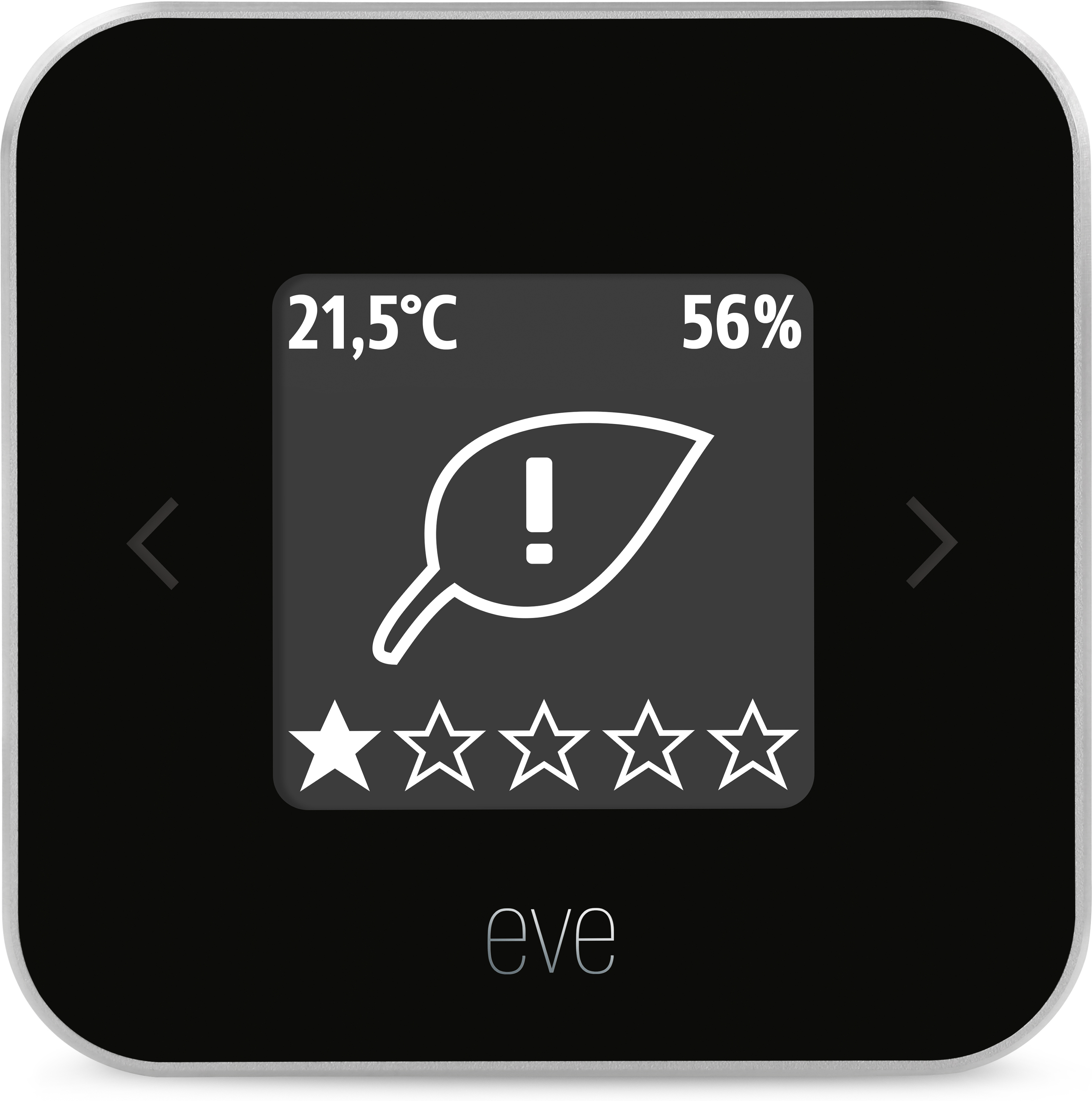 Eve Room V2 -ilmanlaadun tunnistin sisäkäyttöön
