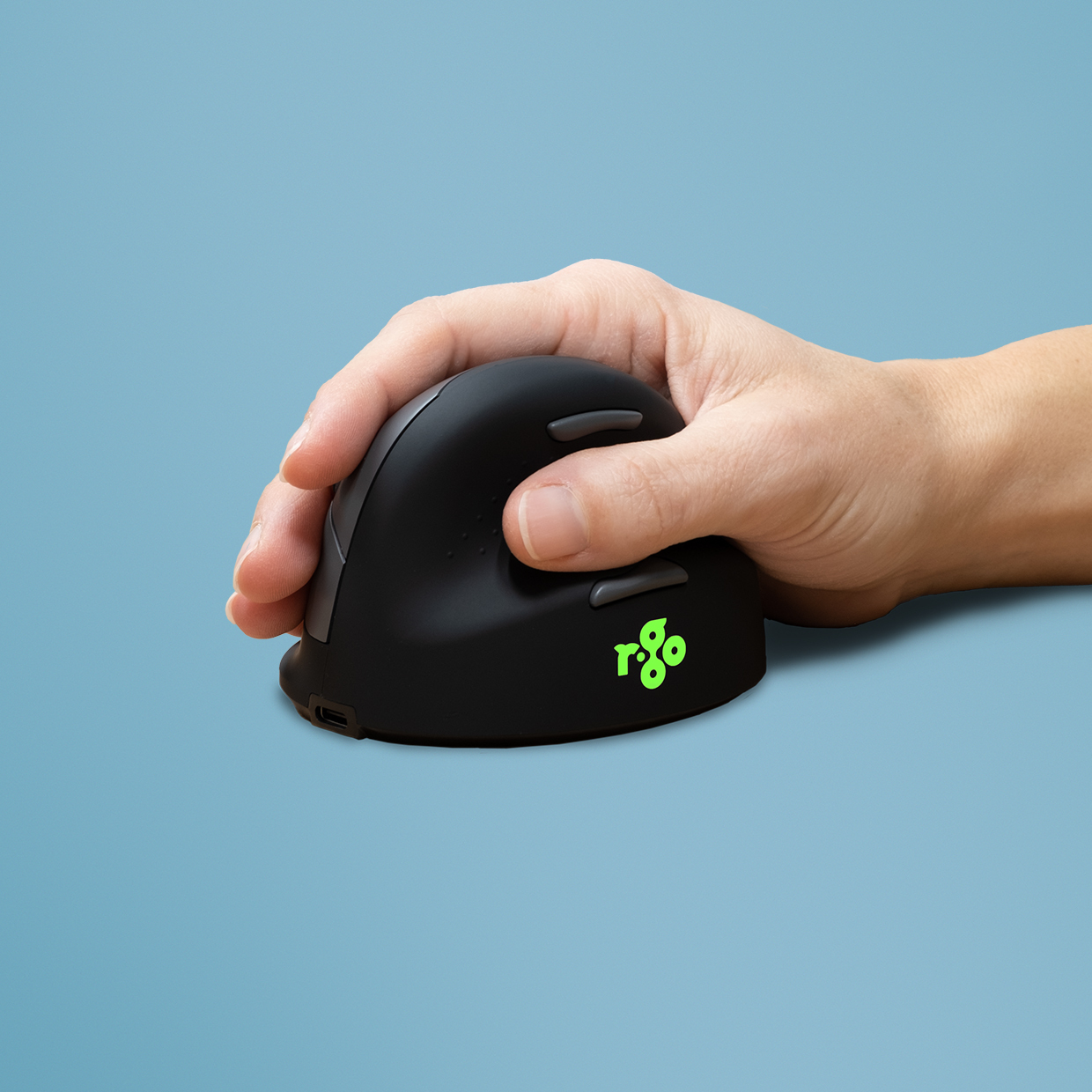 R-Go HE Break -ergonominen hiiri, USB, L-koko, oikealle kädelle