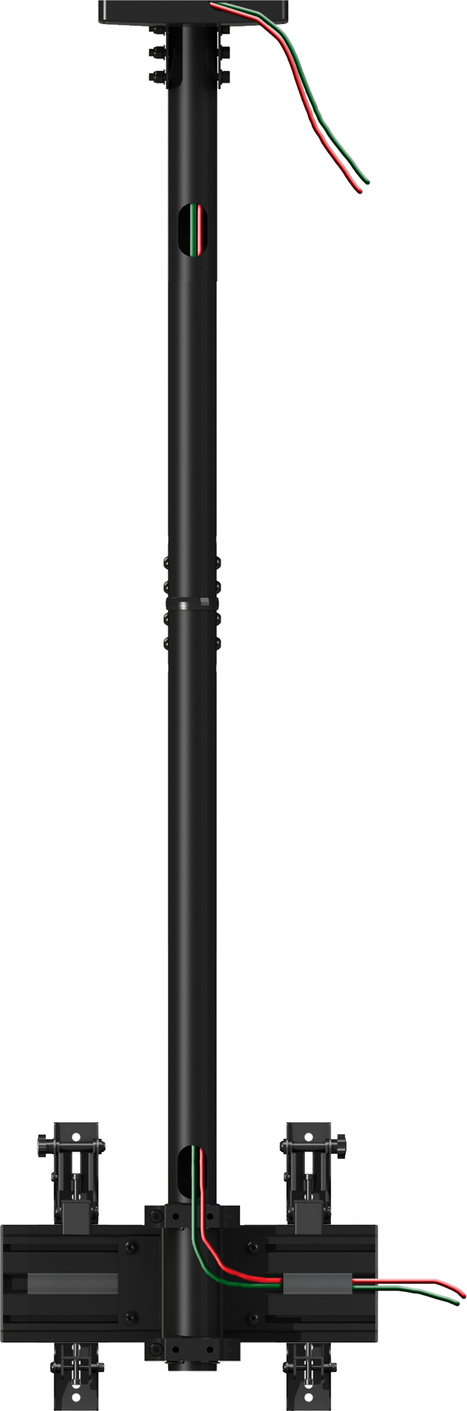 Multibrackets M Ceiling Mount Pro 1U VESA 200 -kattokiinnike 24-42" näytöille
