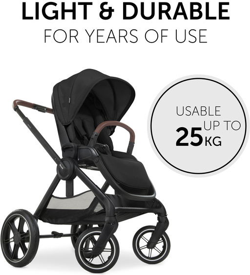 Hauck Walk N Care -rattaat, Black