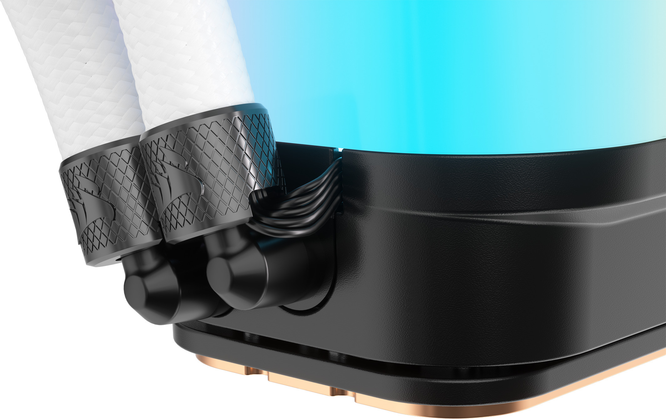 Corsair iCUE LINK H100i RGB -nestejäähdytysjärjestelmä, valkoinen