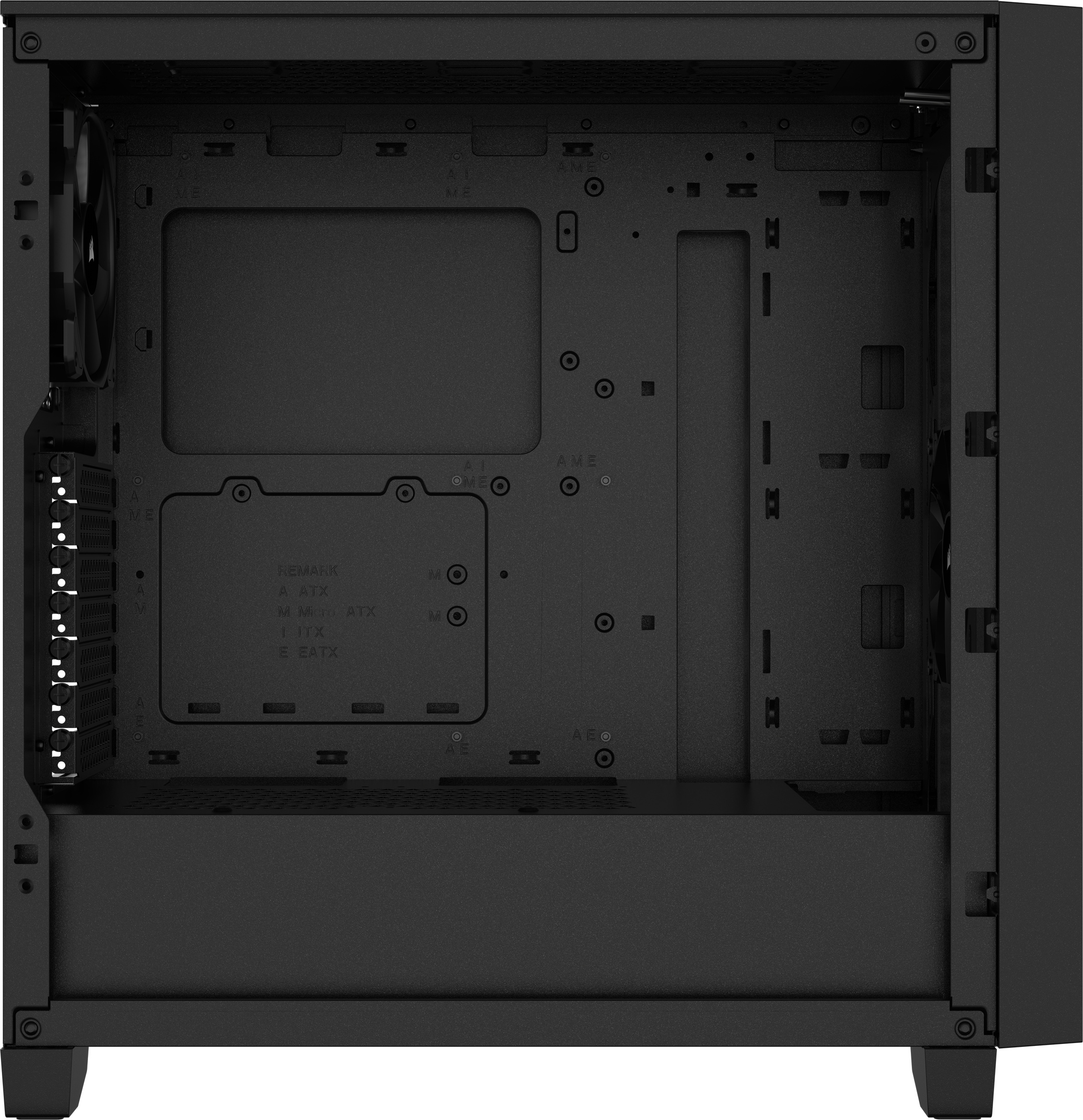Corsair 3000D RGB Airflow Mid Tower ATX-kotelo ikkunalla, musta