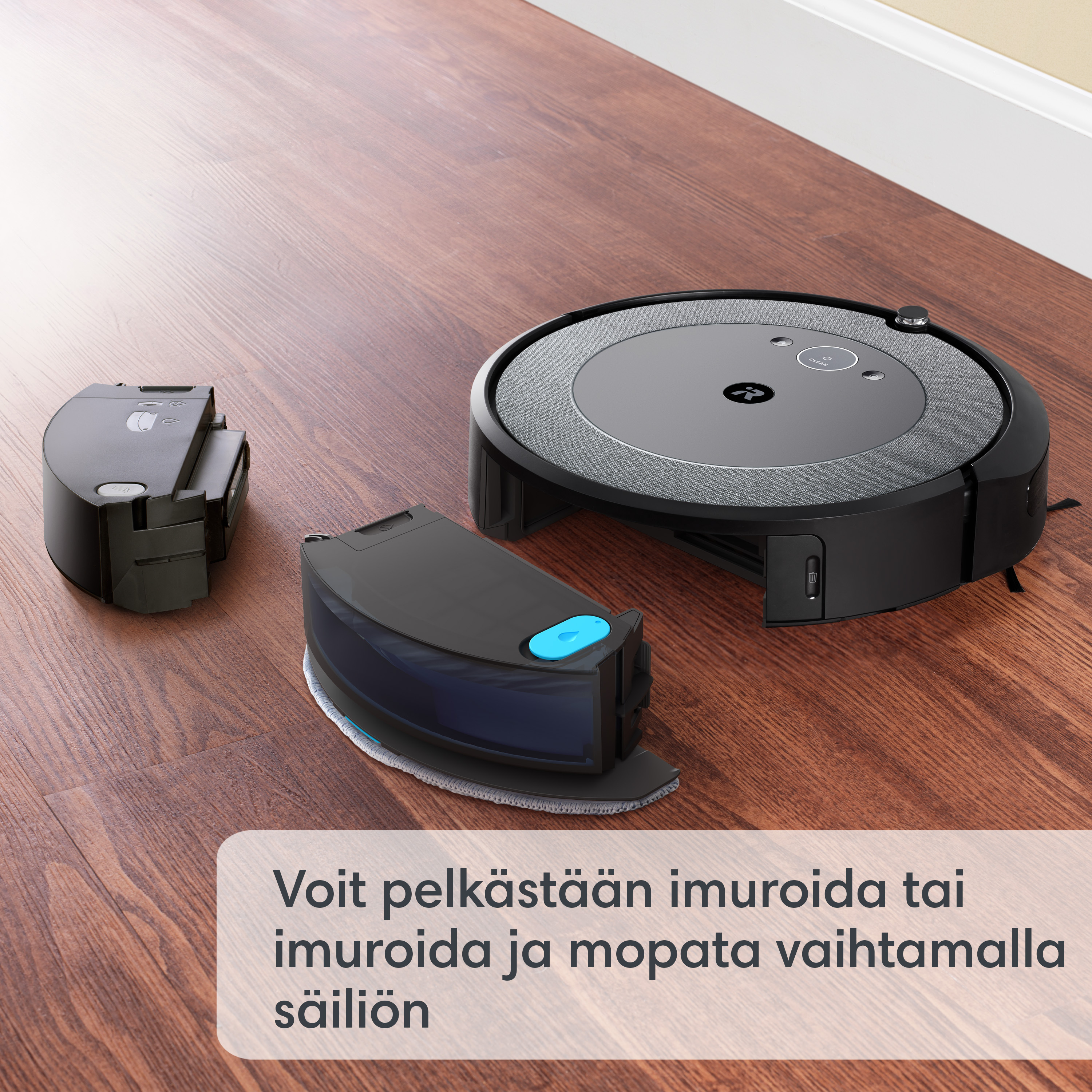 iRobot Roomba Combo i5+ -robotti-imuri tyhjennysasemalla