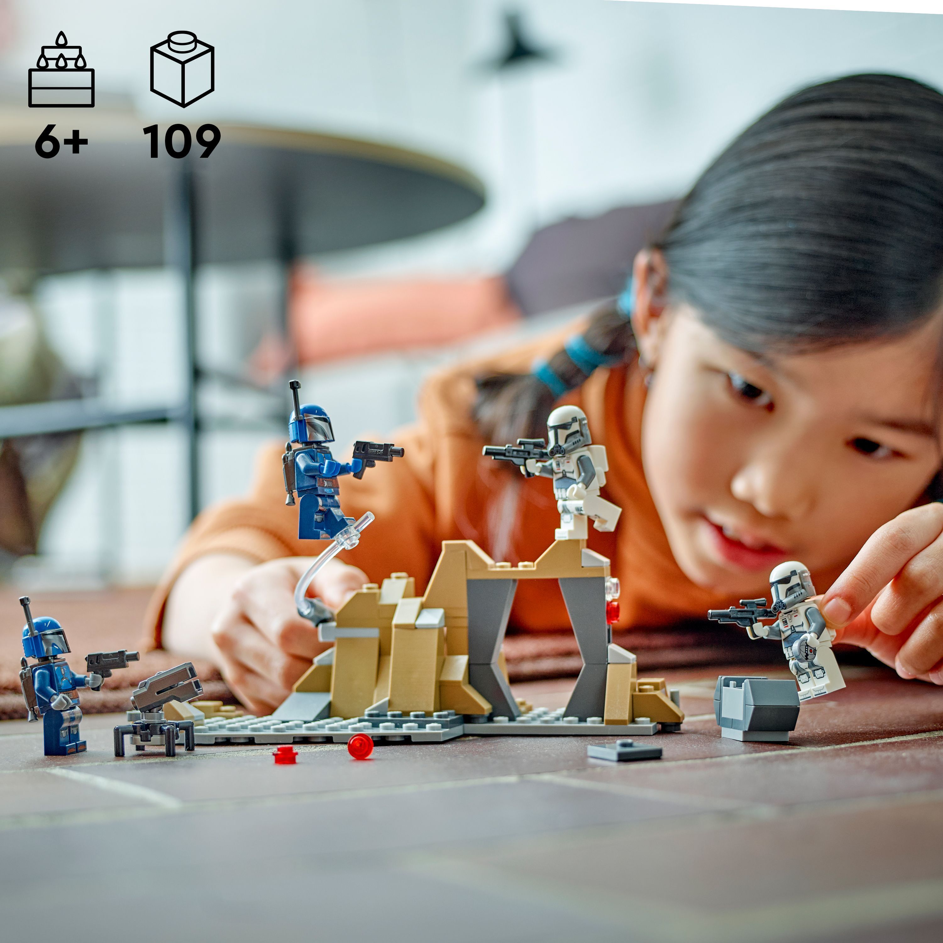 LEGO Star Wars 75373 - Väijytys Mandalorella – taistelupakkaus