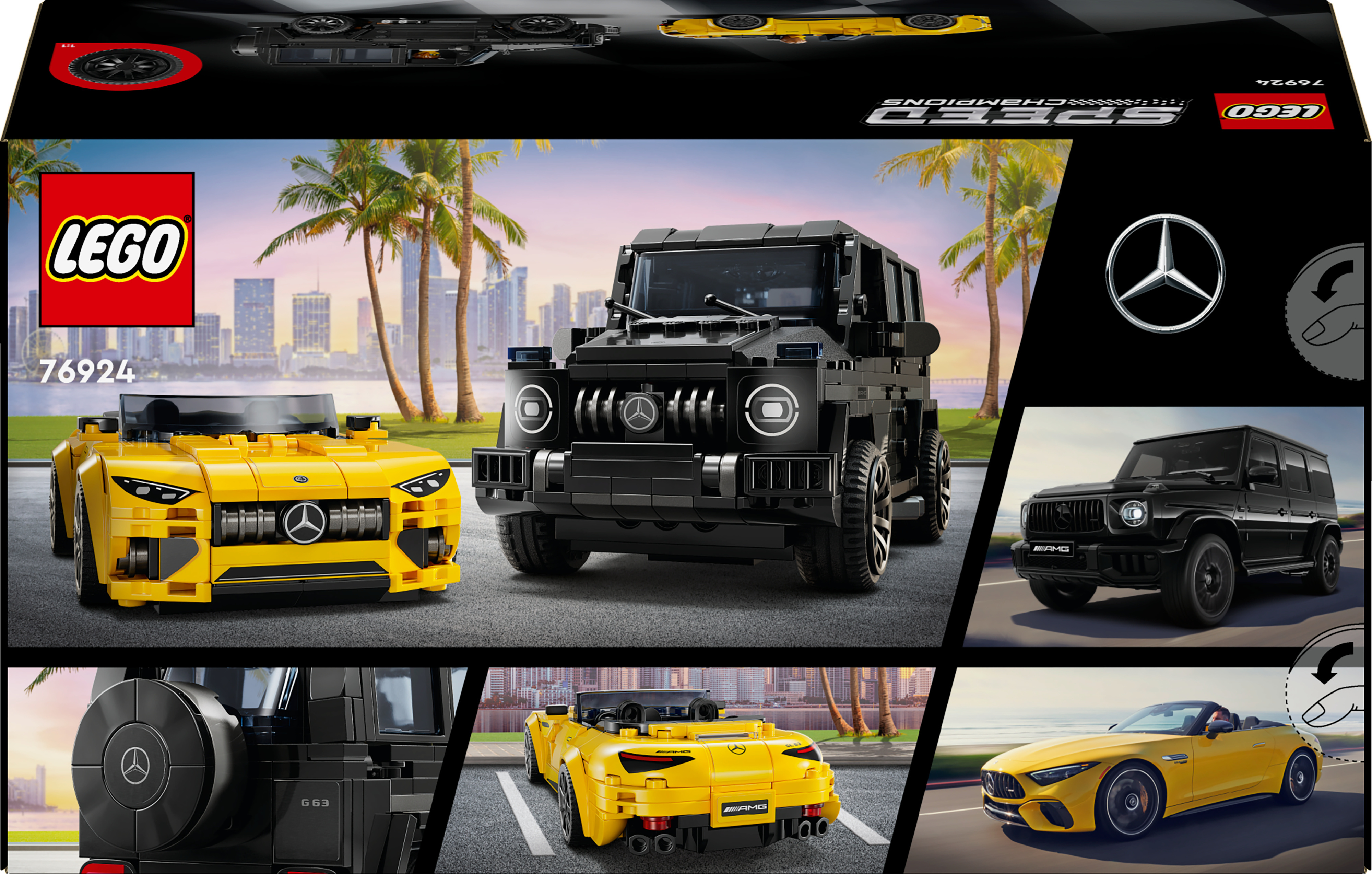 LEGO Speed Champions 76924  - Mercedes-AMG G 63 ja Mercedes-AMG SL 63