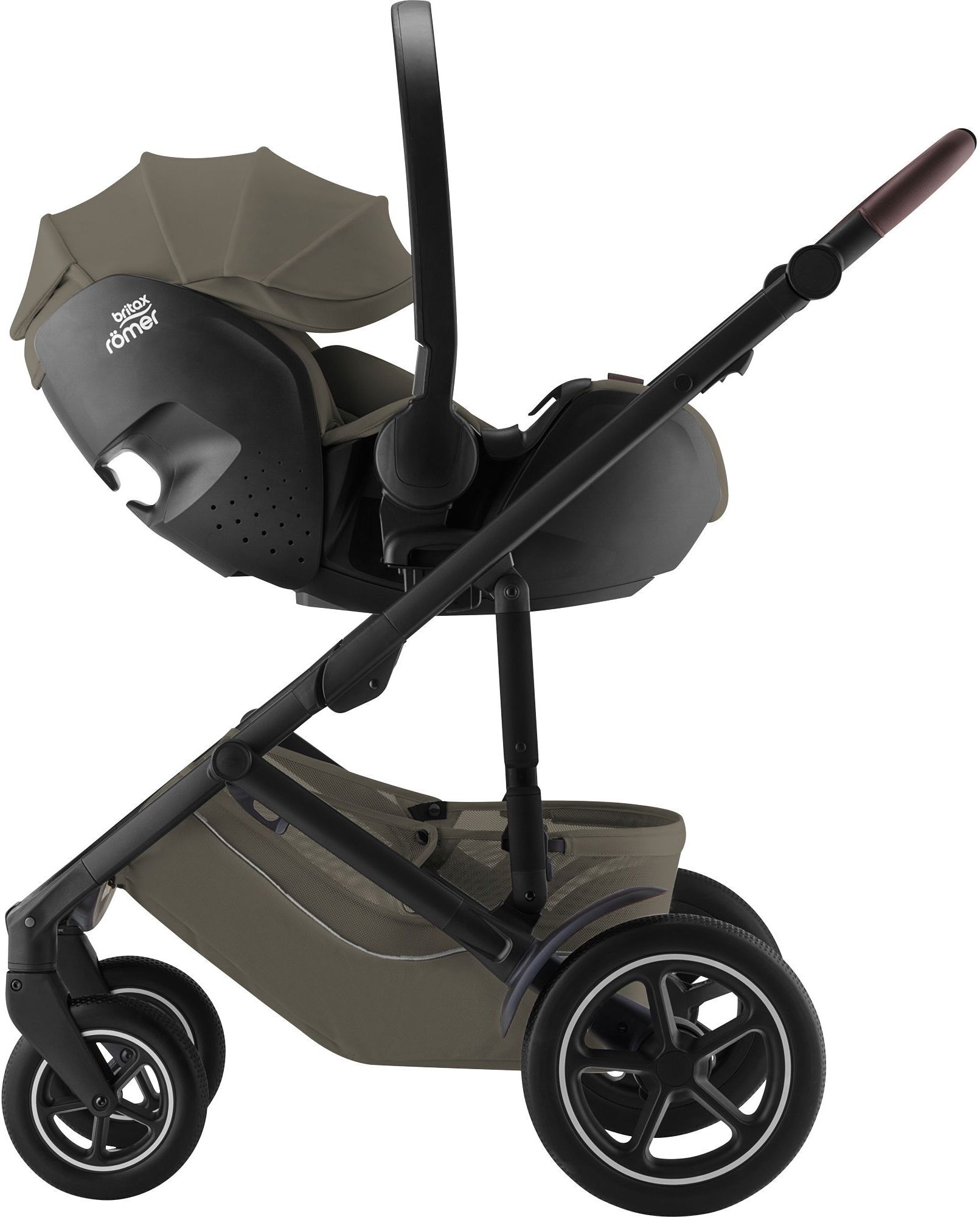 BRITAX RÖMER BABY-SAFE PRO LUX -turvakaukalo, 40–85 cm, Urban Olive