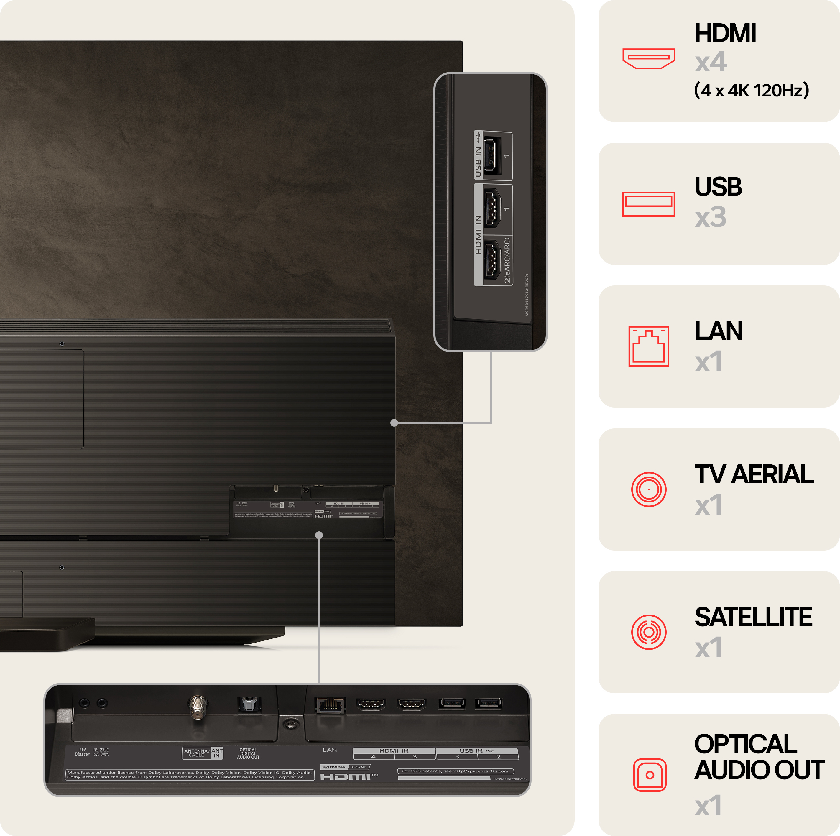 LG 83'' OLED evo C4 – 4K TV