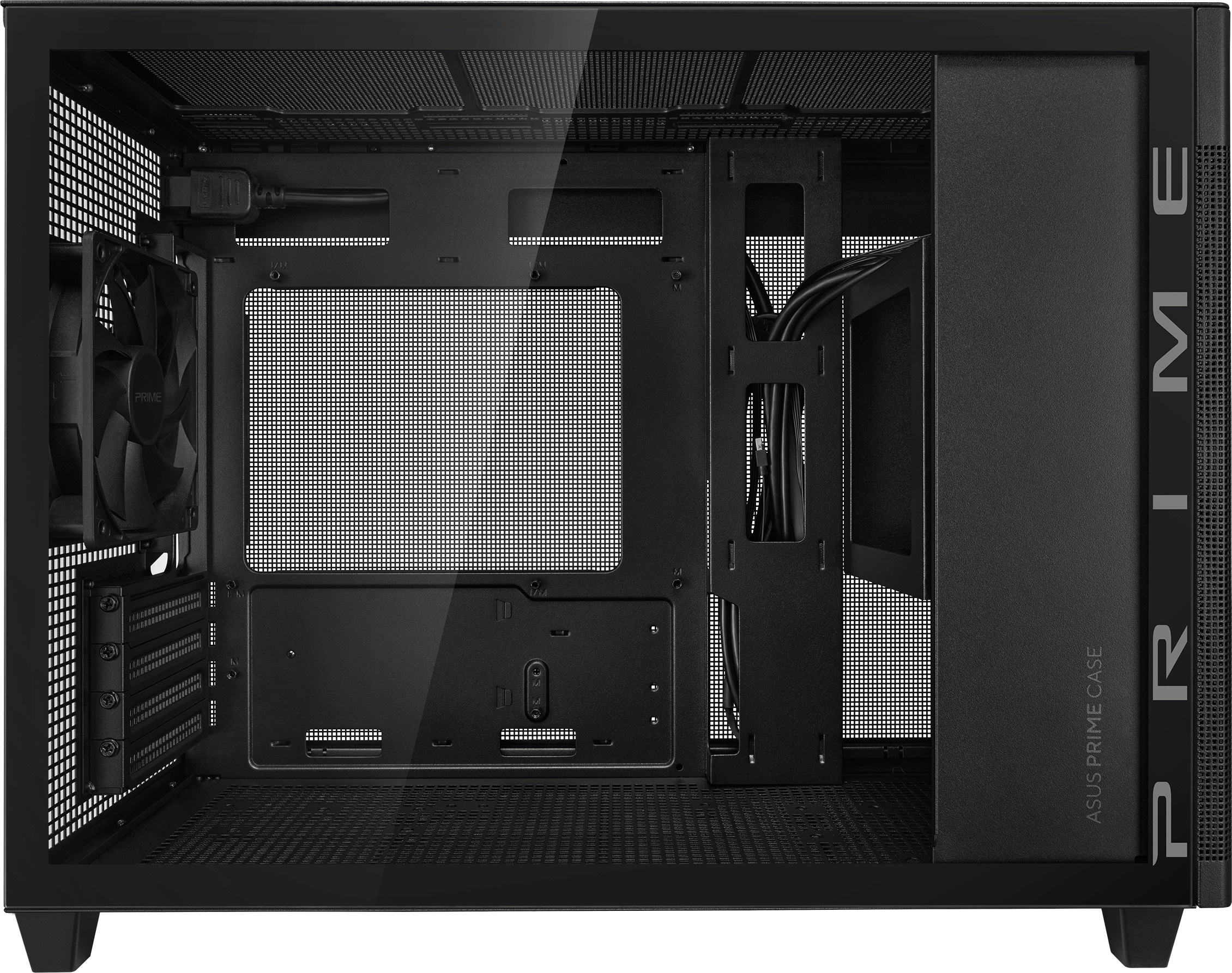Asus Prime AP201 TG Micro-ATX-kotelo ikkunalla, musta