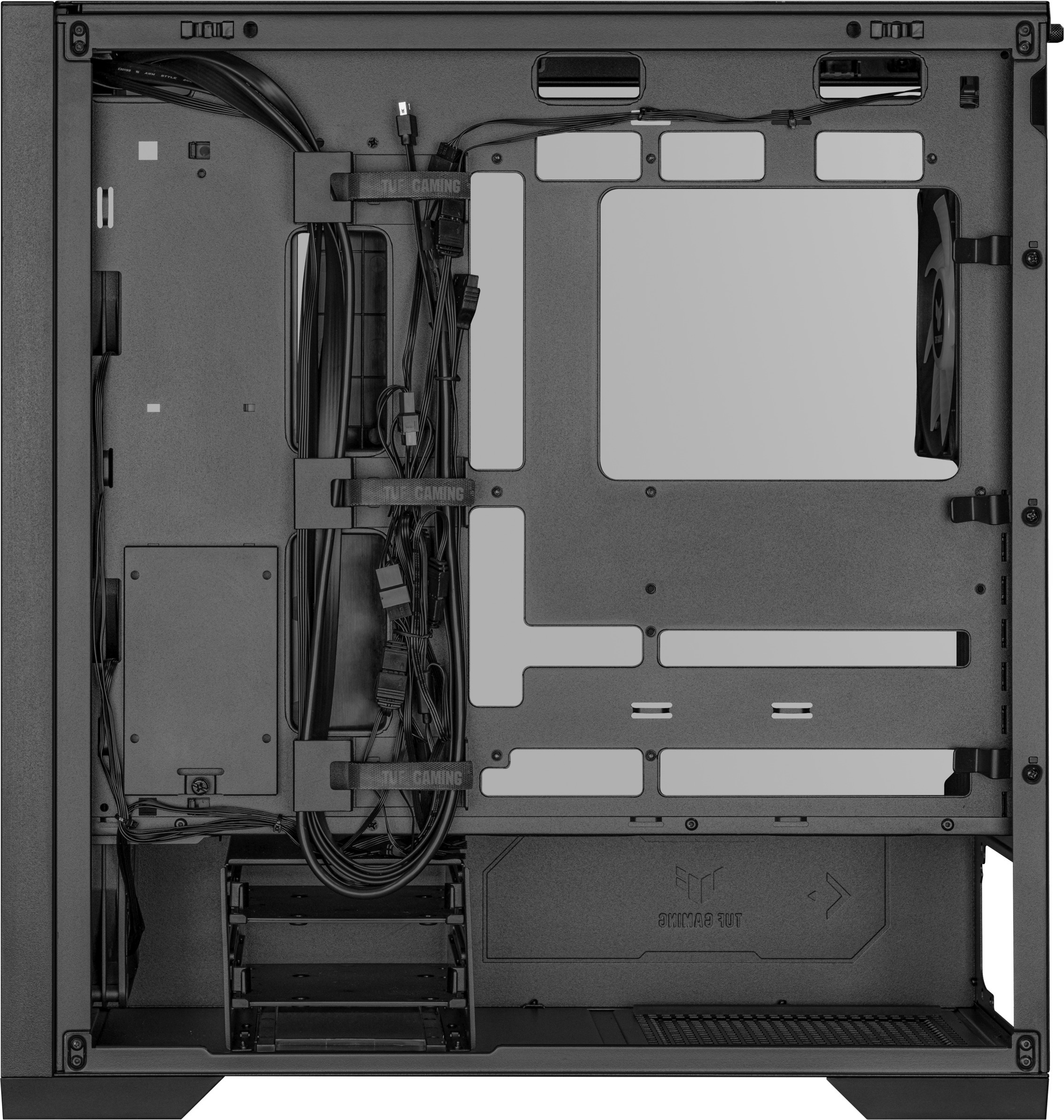 Asus TUF Gaming GT302 TG ARGB ATX-kotelo ikkunalla, musta