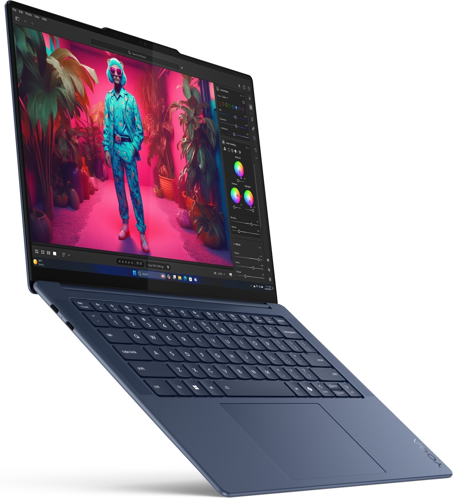 Lenovo Yoga Slim 7x 14,5" -kannettava, Win 11, sininen (83ED0008MX) 17 Lenovo Yoga Slim 7x 14,5" -kannettava, Win 11, sininen (83ED0008MX) - Image 17