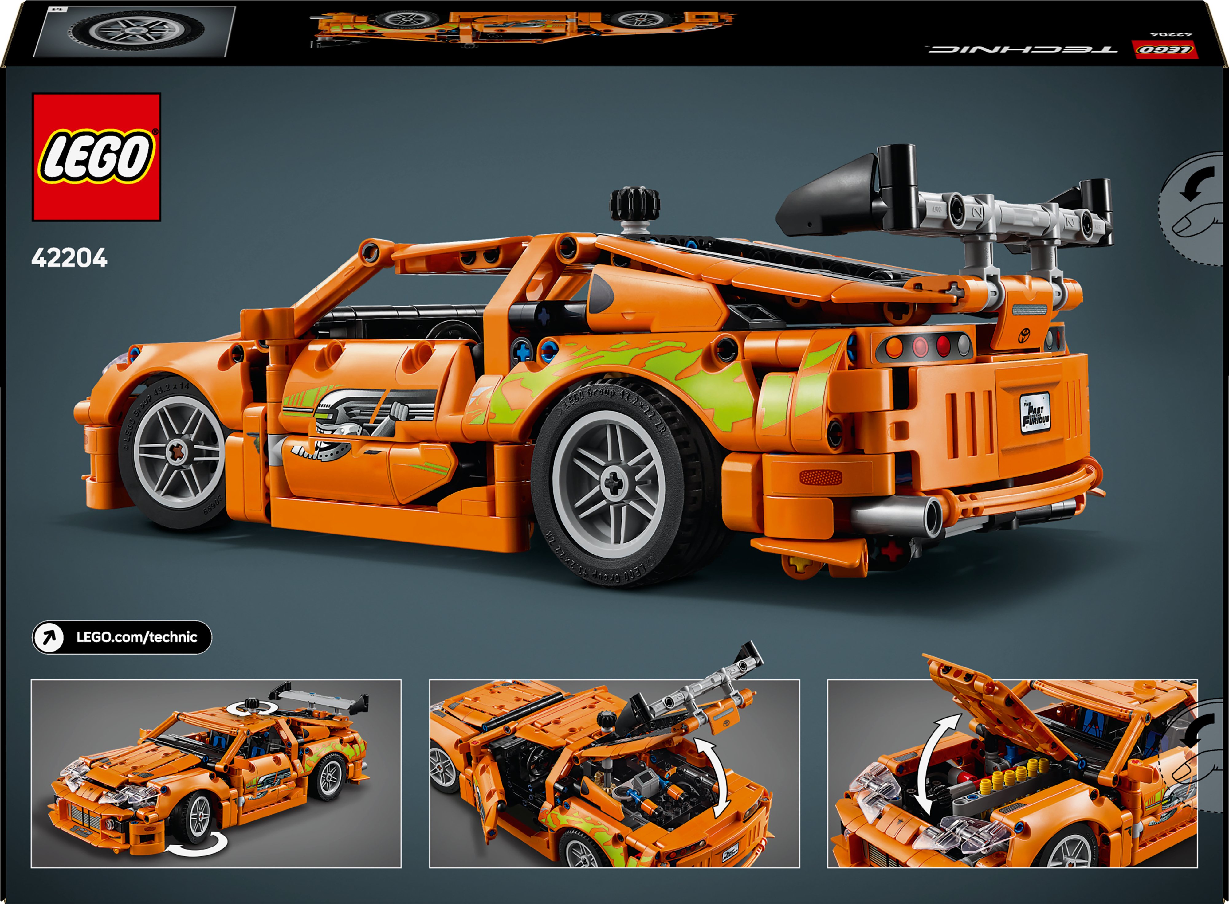 LEGO Technic 42204 – Fast and Furious Toyota Supra MK4 22 LEGO Technic 42204 – Fast and Furious Toyota Supra MK4 - Image 22