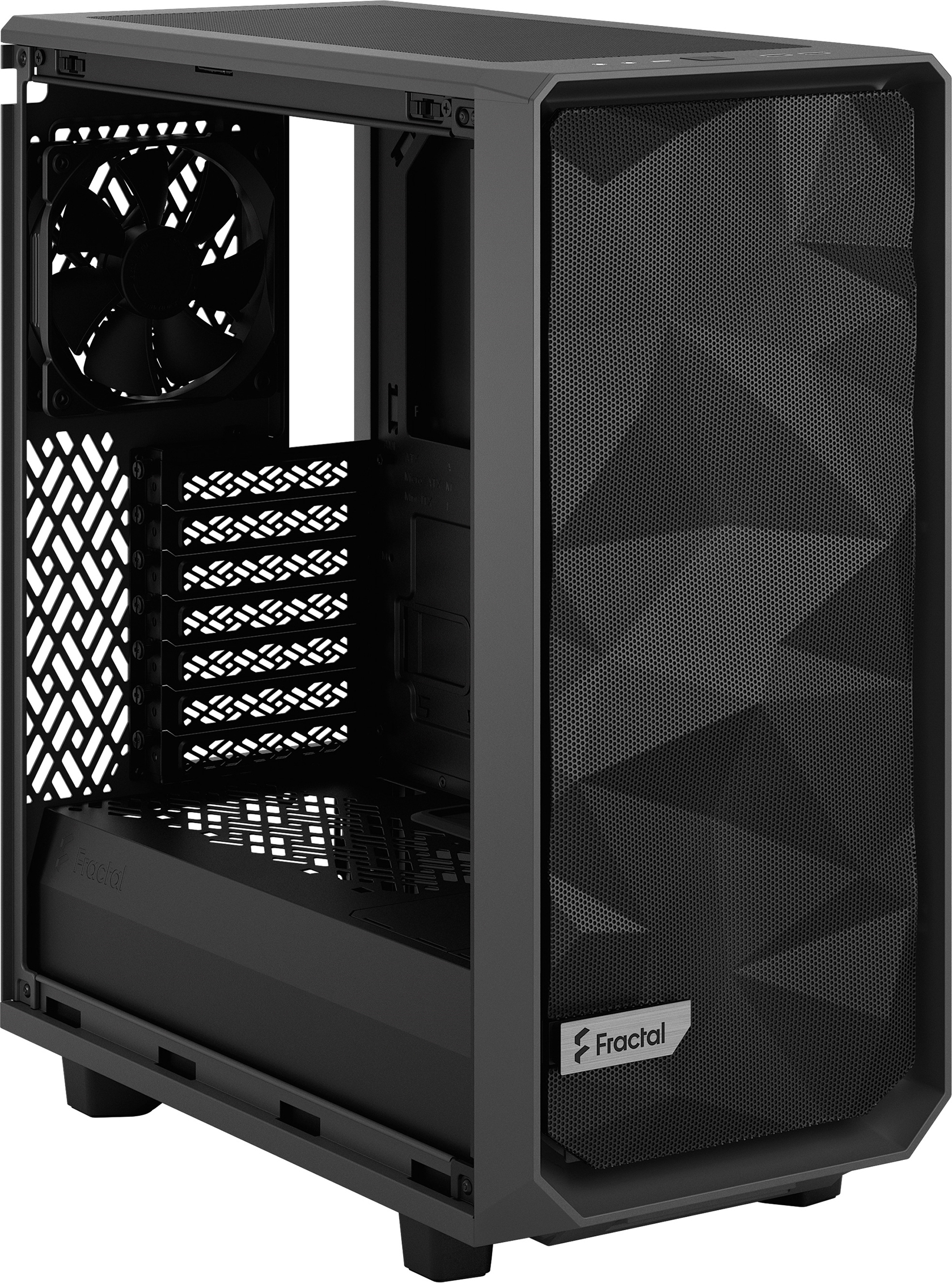 Fractal Design Meshify 2 Compact ATX-kotelo,  harmaa