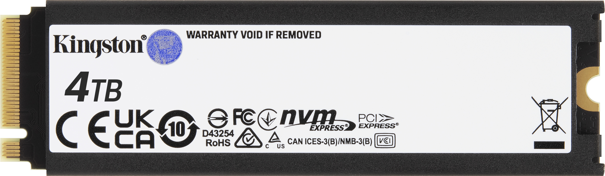 Kingston FURY Renegade 4 Tt M.2 NVMe -SSD-kovalevy jäähdytyselementillä